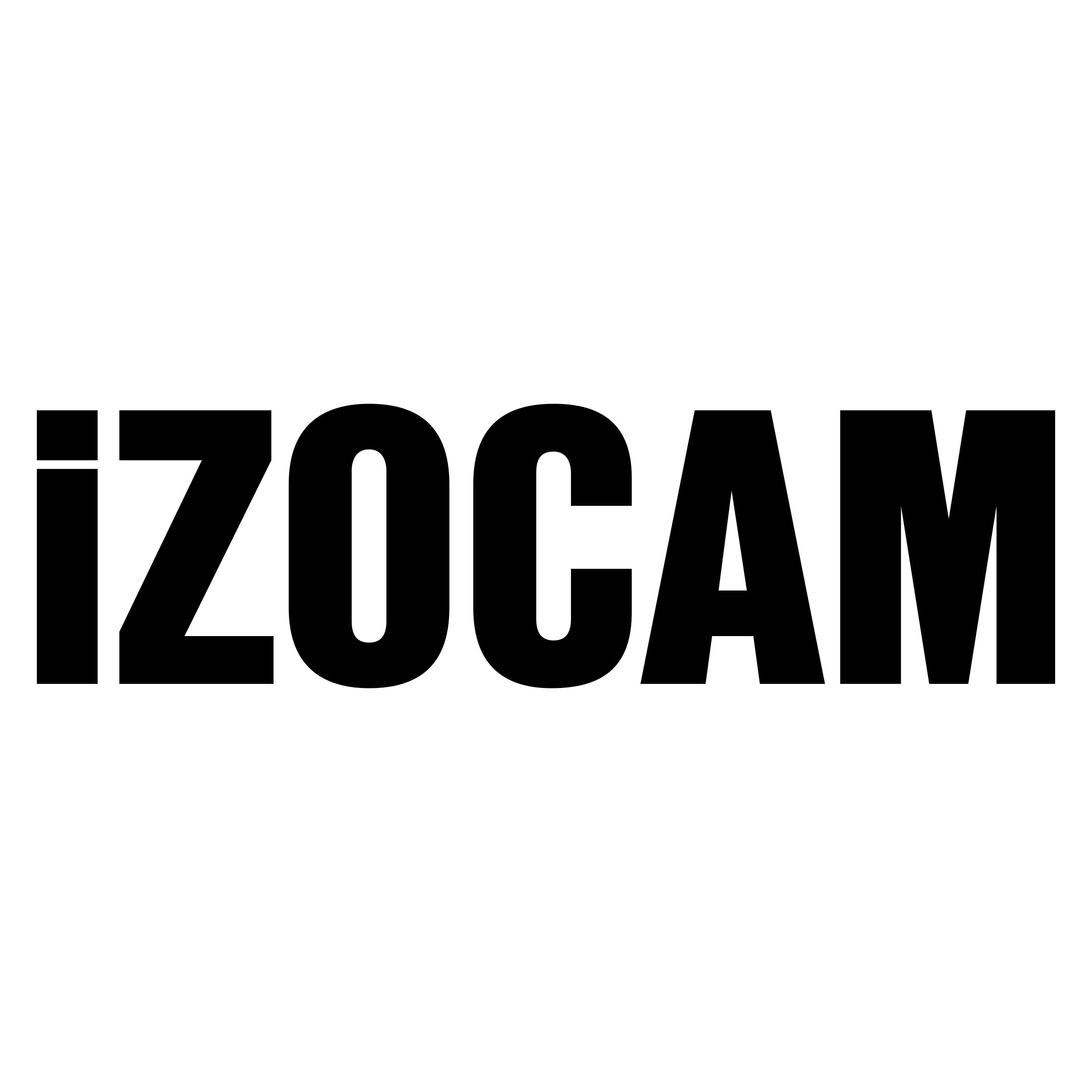 Izocam Logo black and white