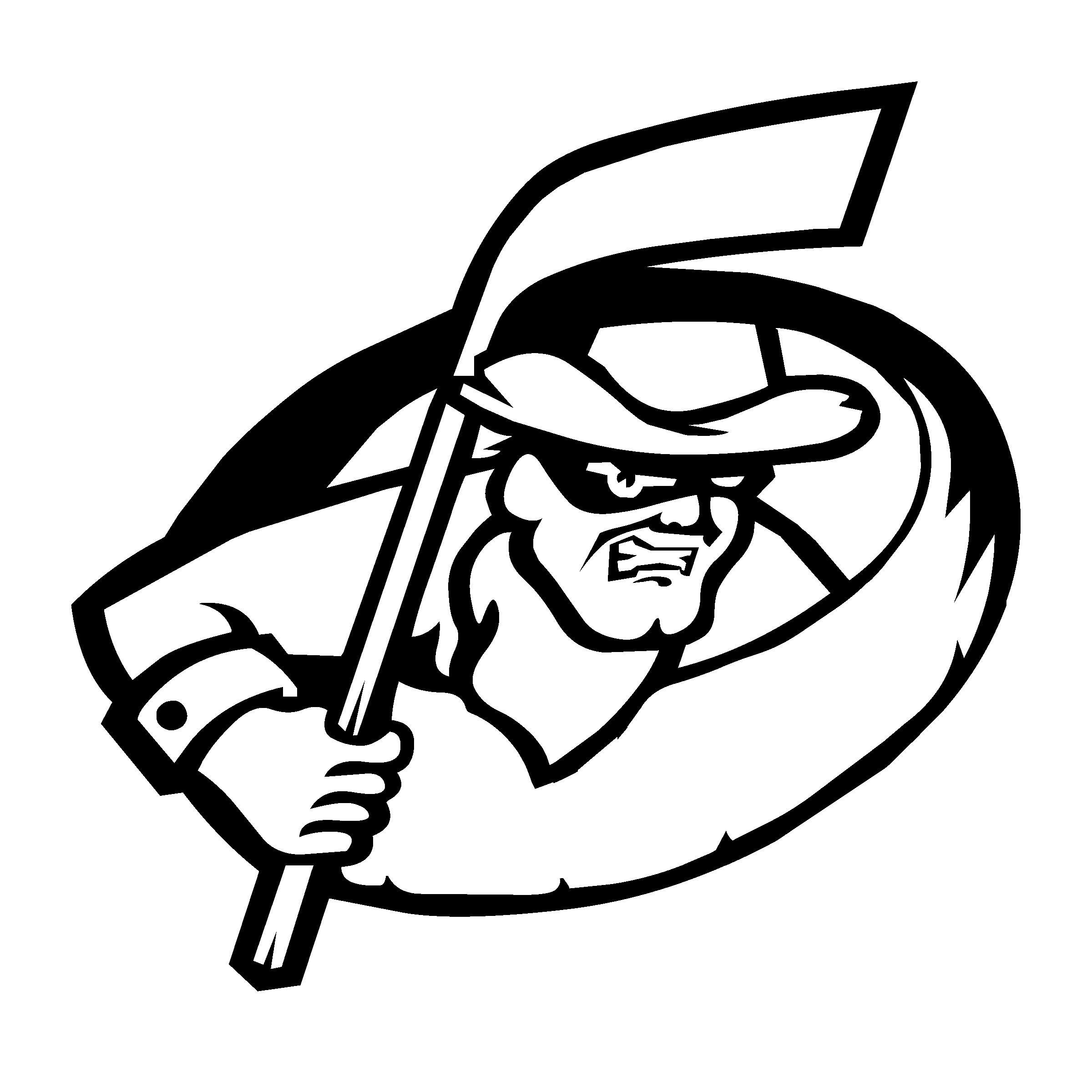 Jackson Bandits Logo PNG Transparent & SVG Vector Freebie Supply