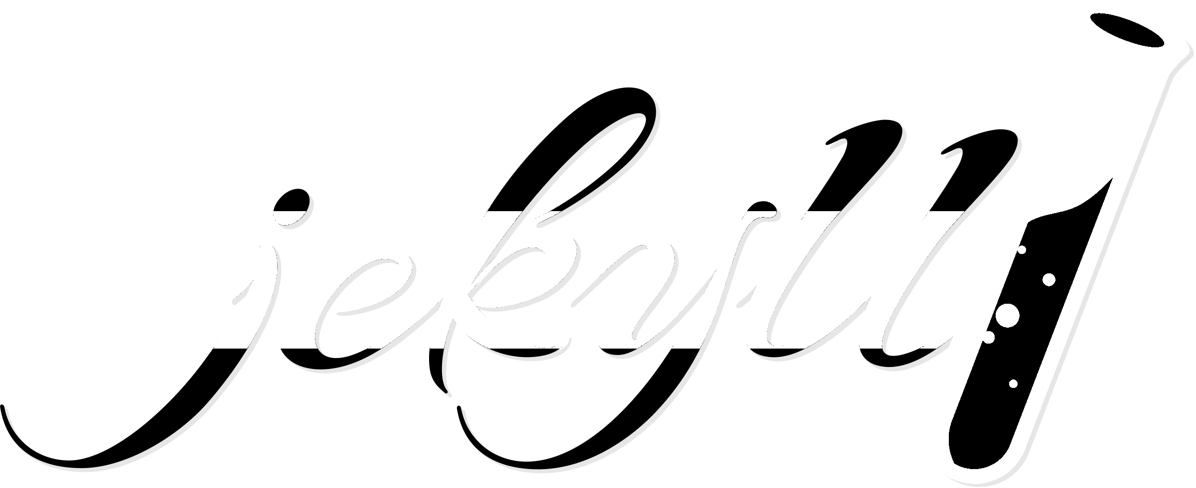 Jekyll Logo black and white