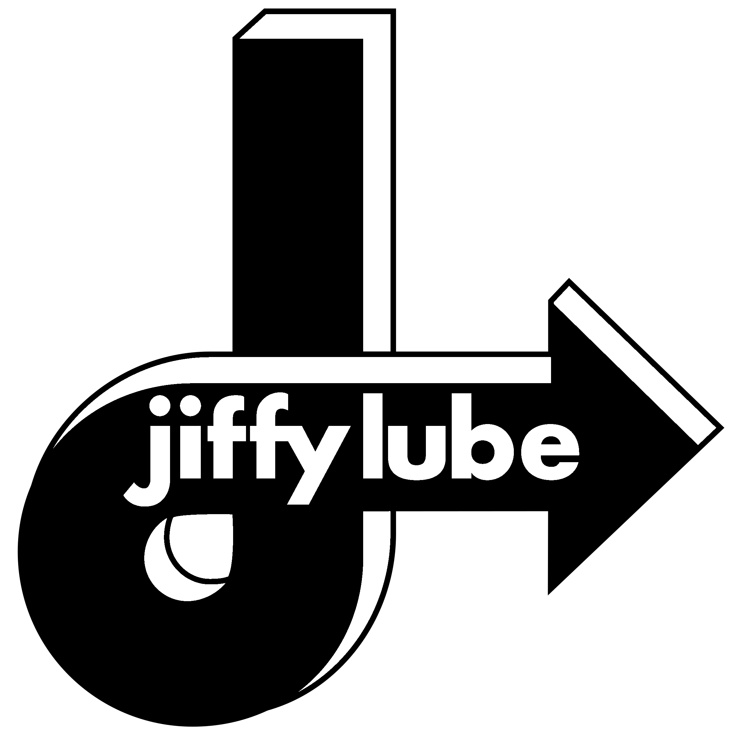Jiffy Lube Logo black and white