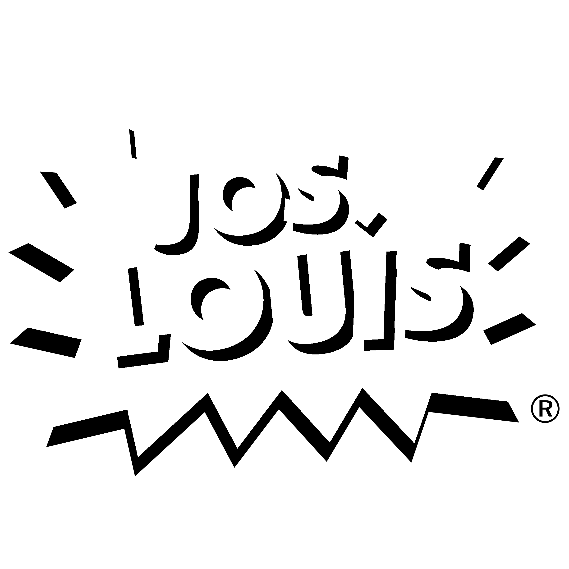 Jos Louis Logo black and white