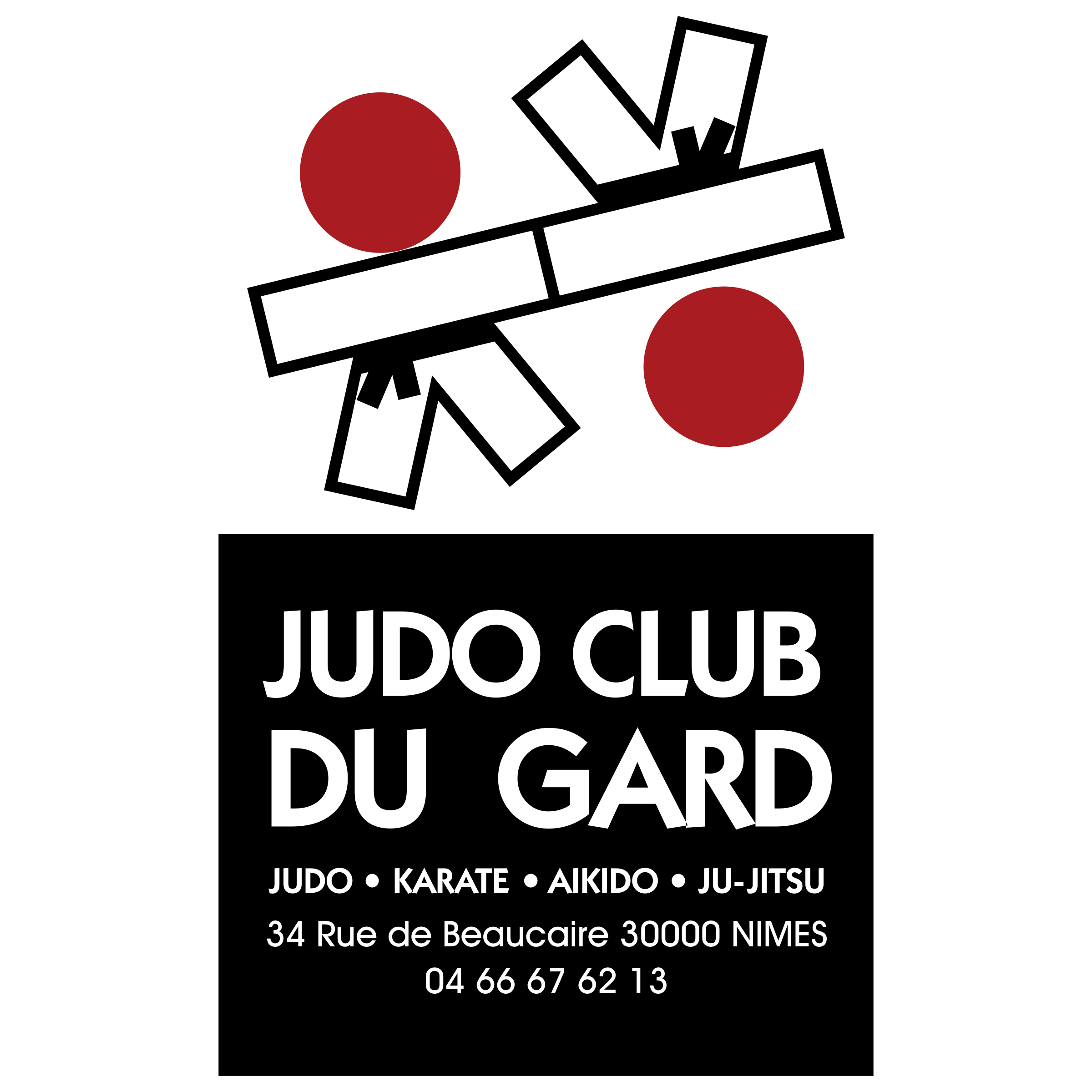 Judo Club du Gard Logo png transparent