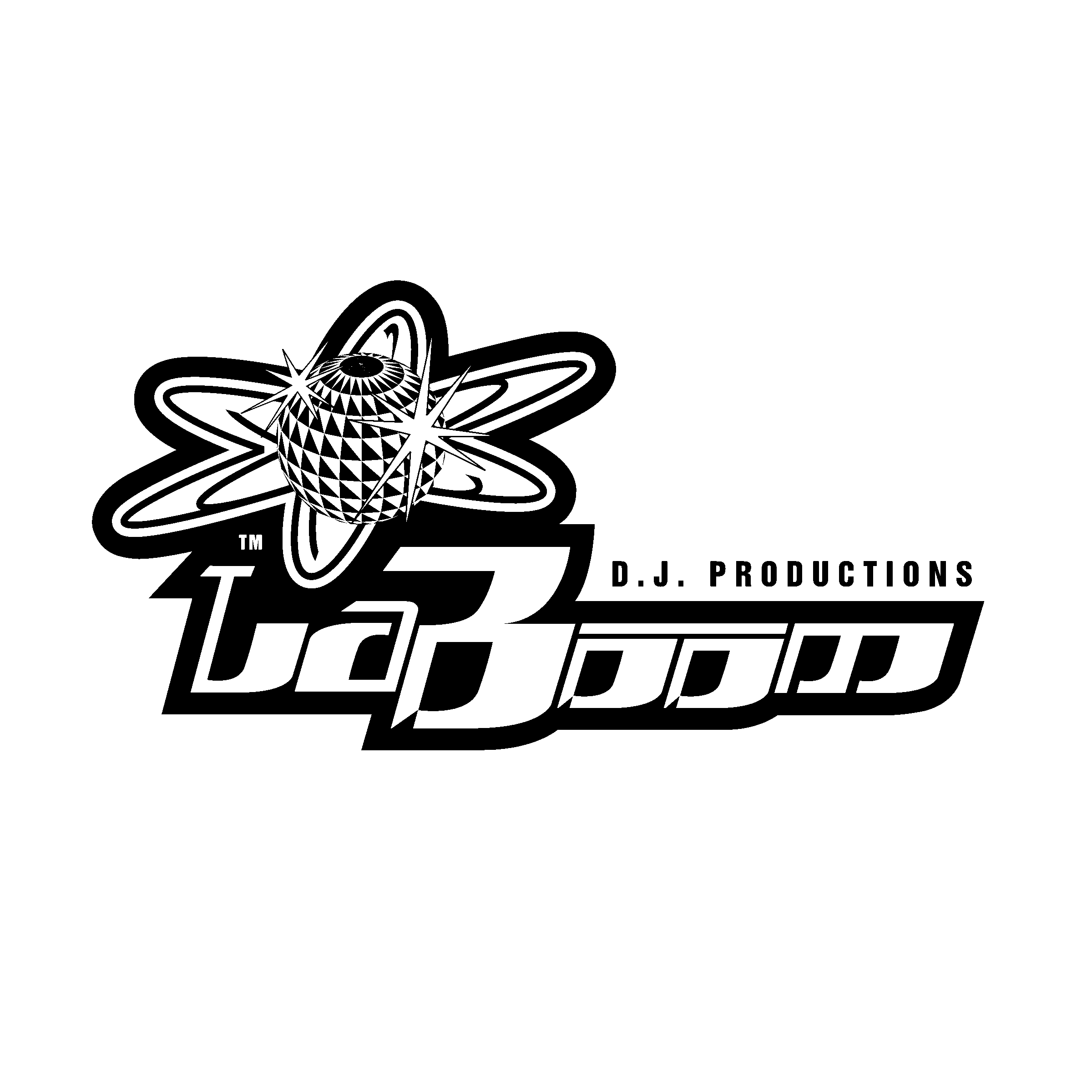 La Boom Logo black and white
