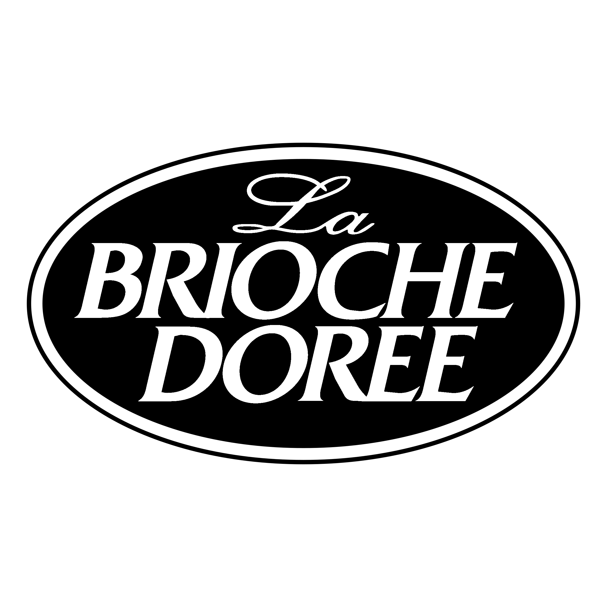 La Brioche Doree Logo black and white
