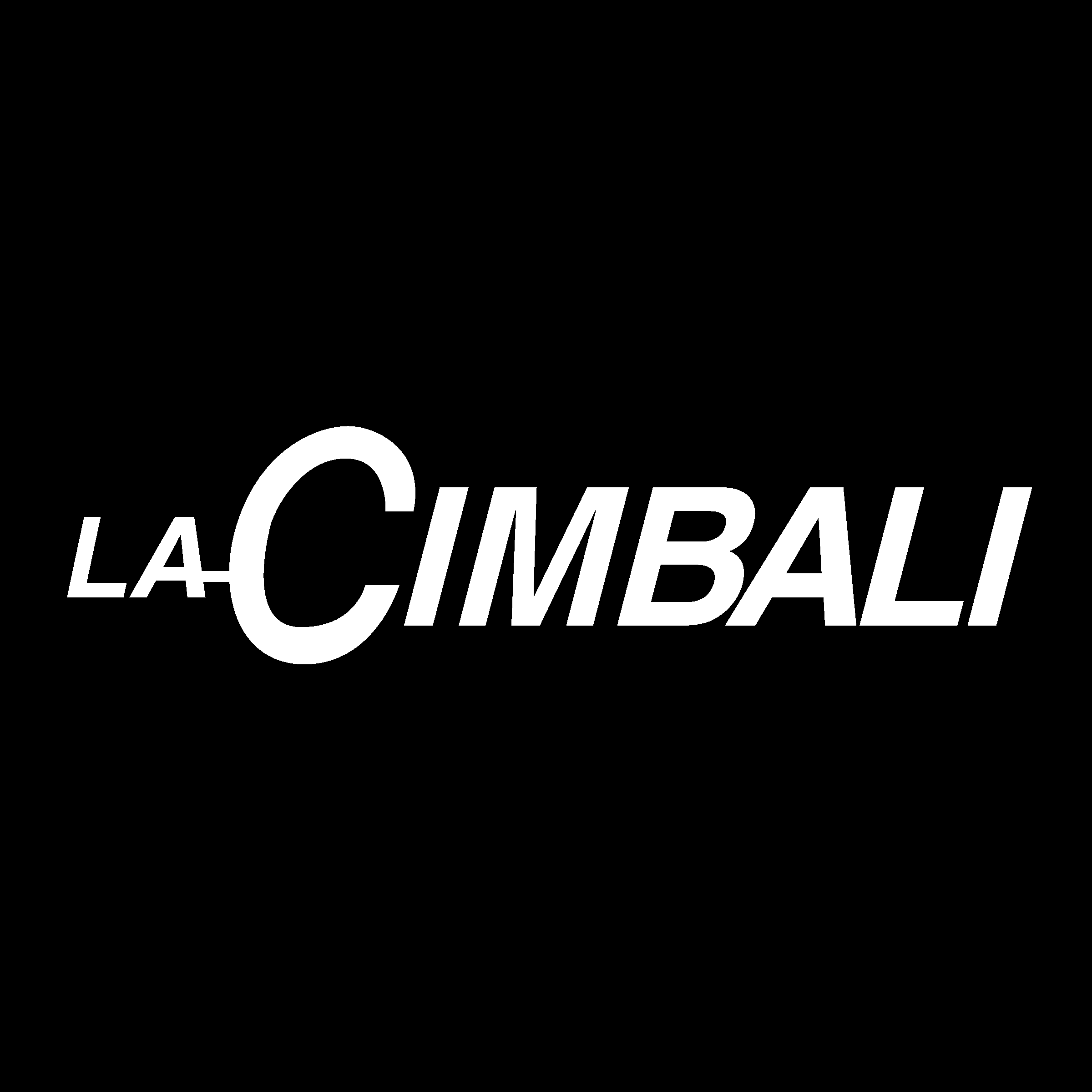 La Cimbali Logo black and white
