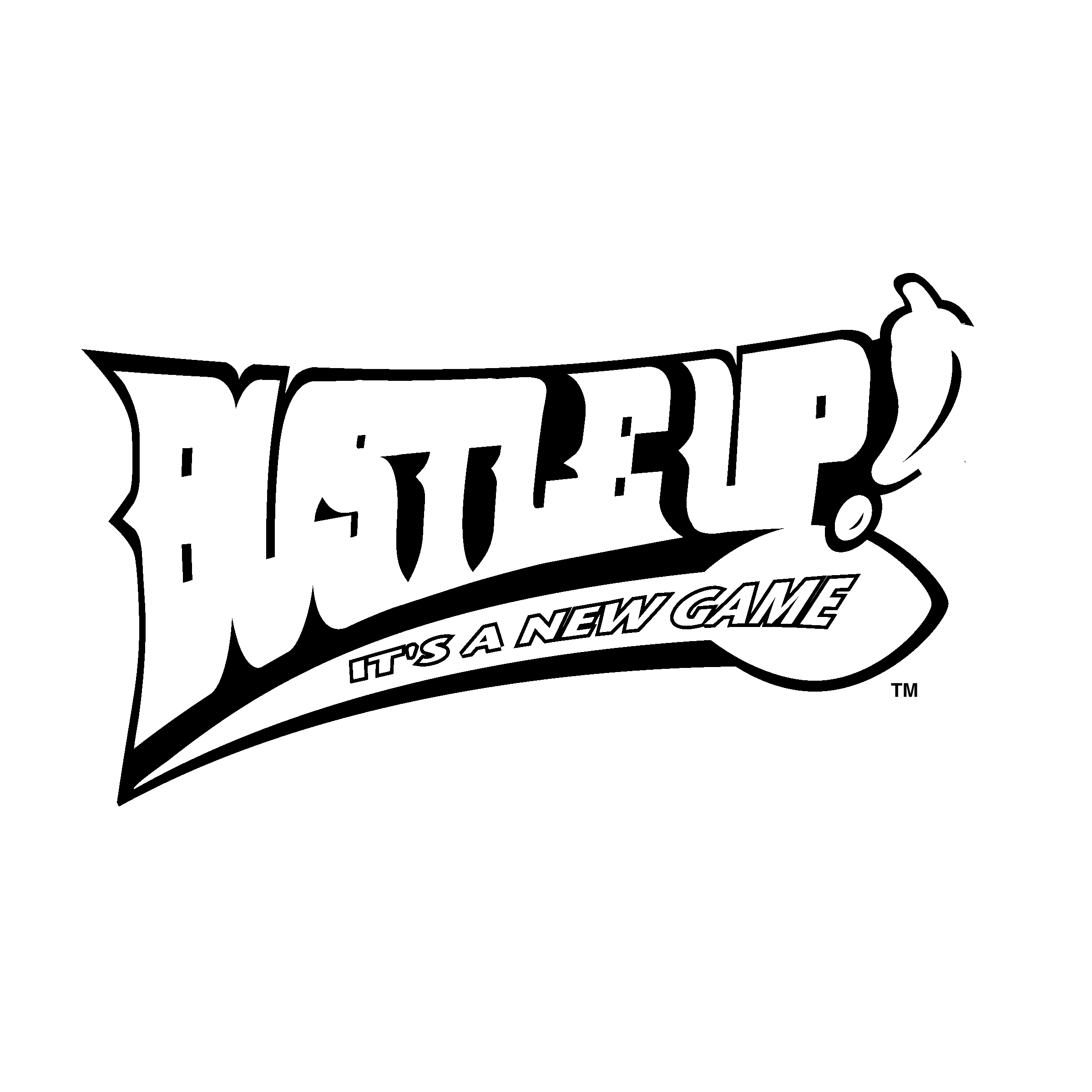 La Lafayette Ragin Cajuns Logo black and white