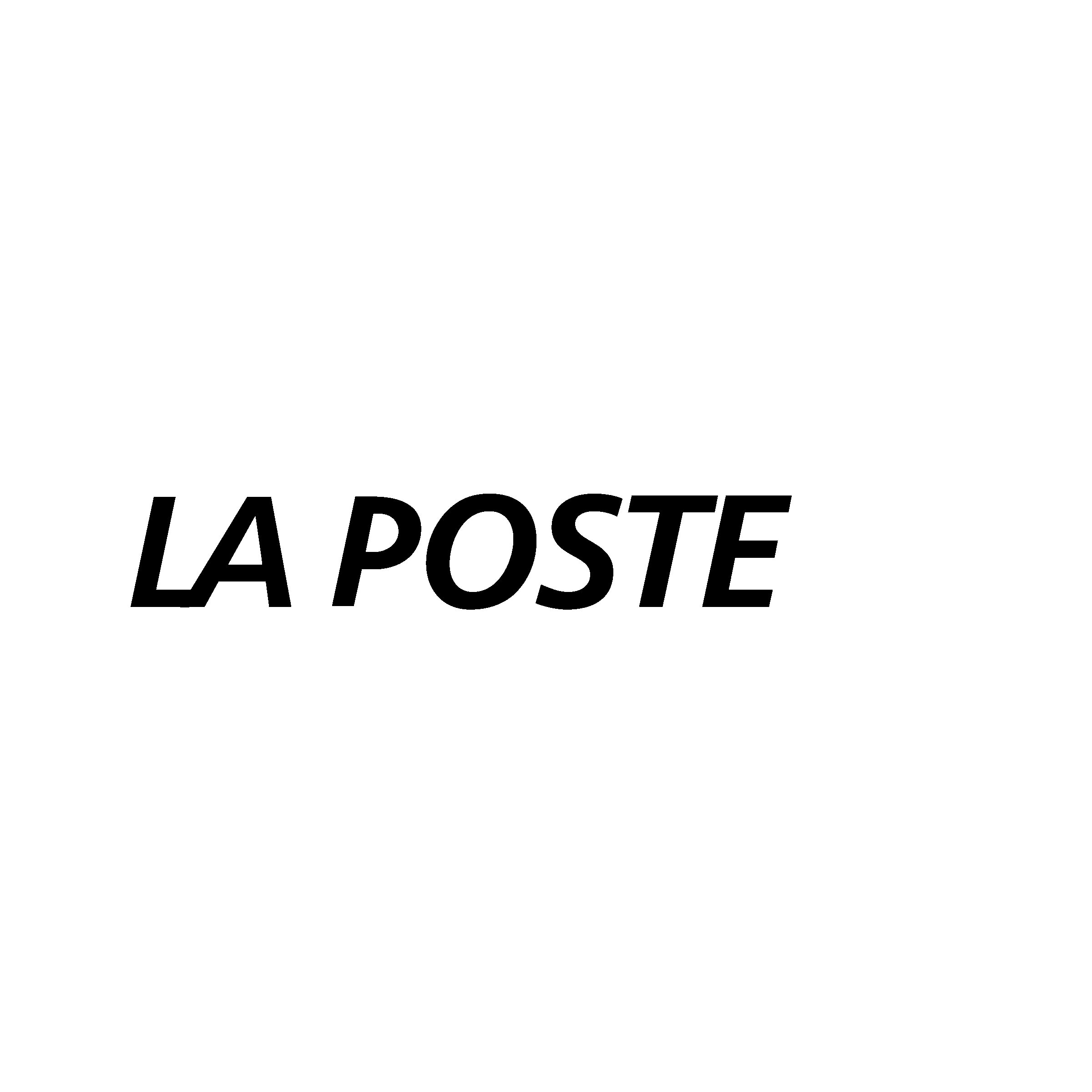 La Poste Logo black and white