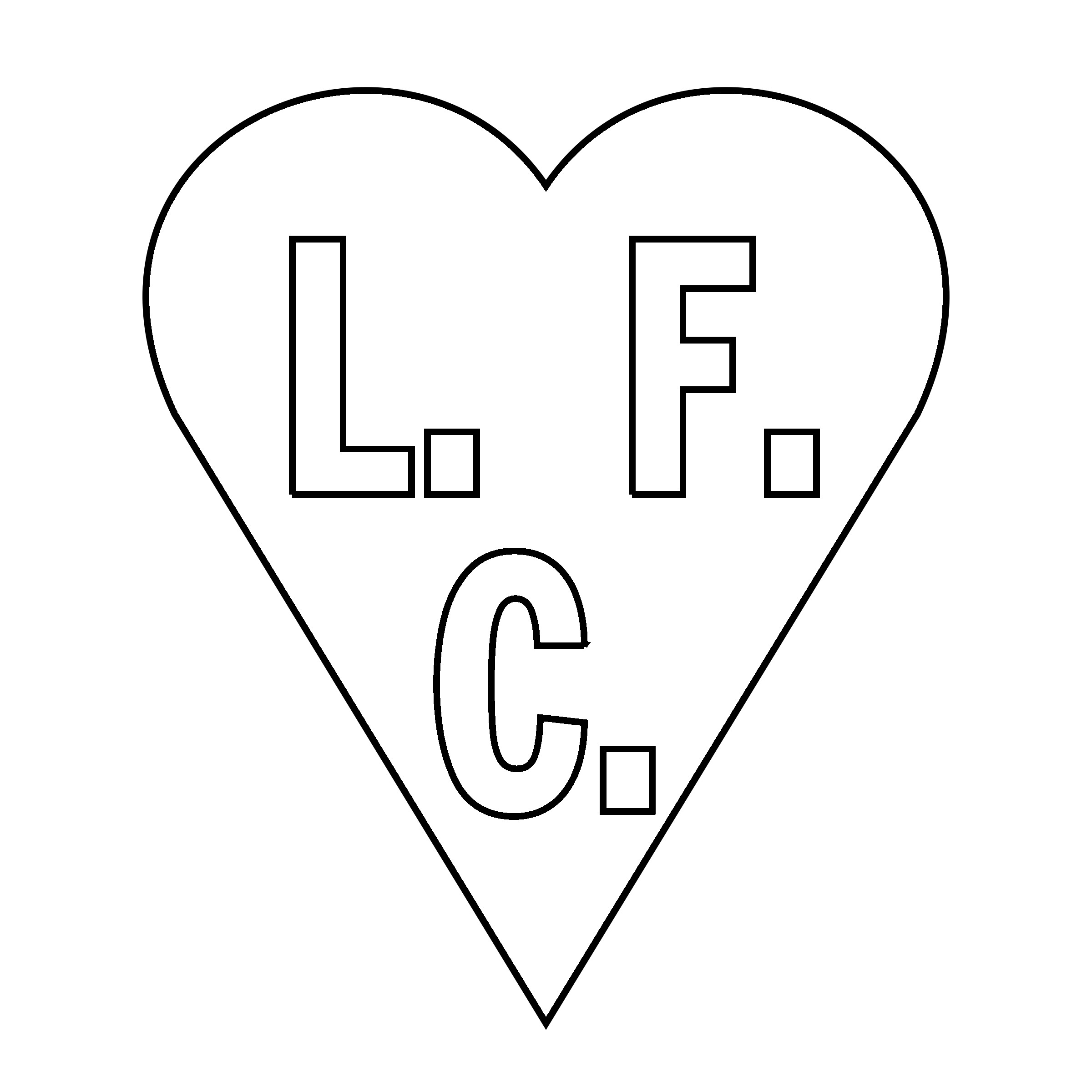 Laminadora Futebol Clube de Sao Francisco de Paula RS Logo black and white