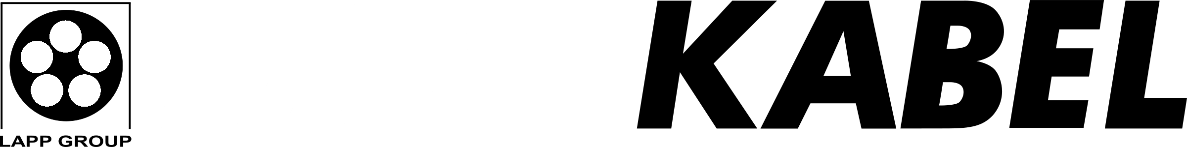 Lappkabel Logo black and white