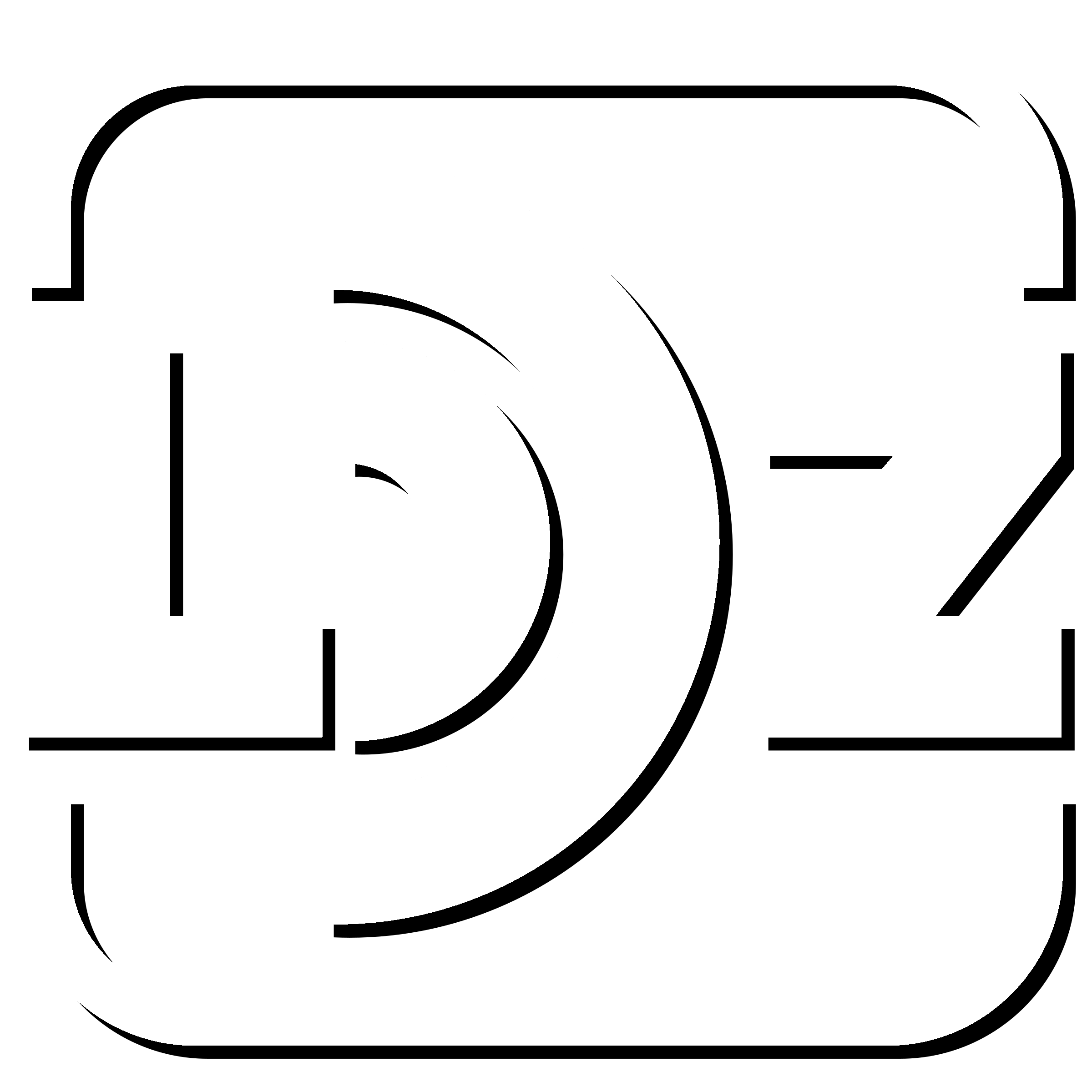 LDZ Logo black and white