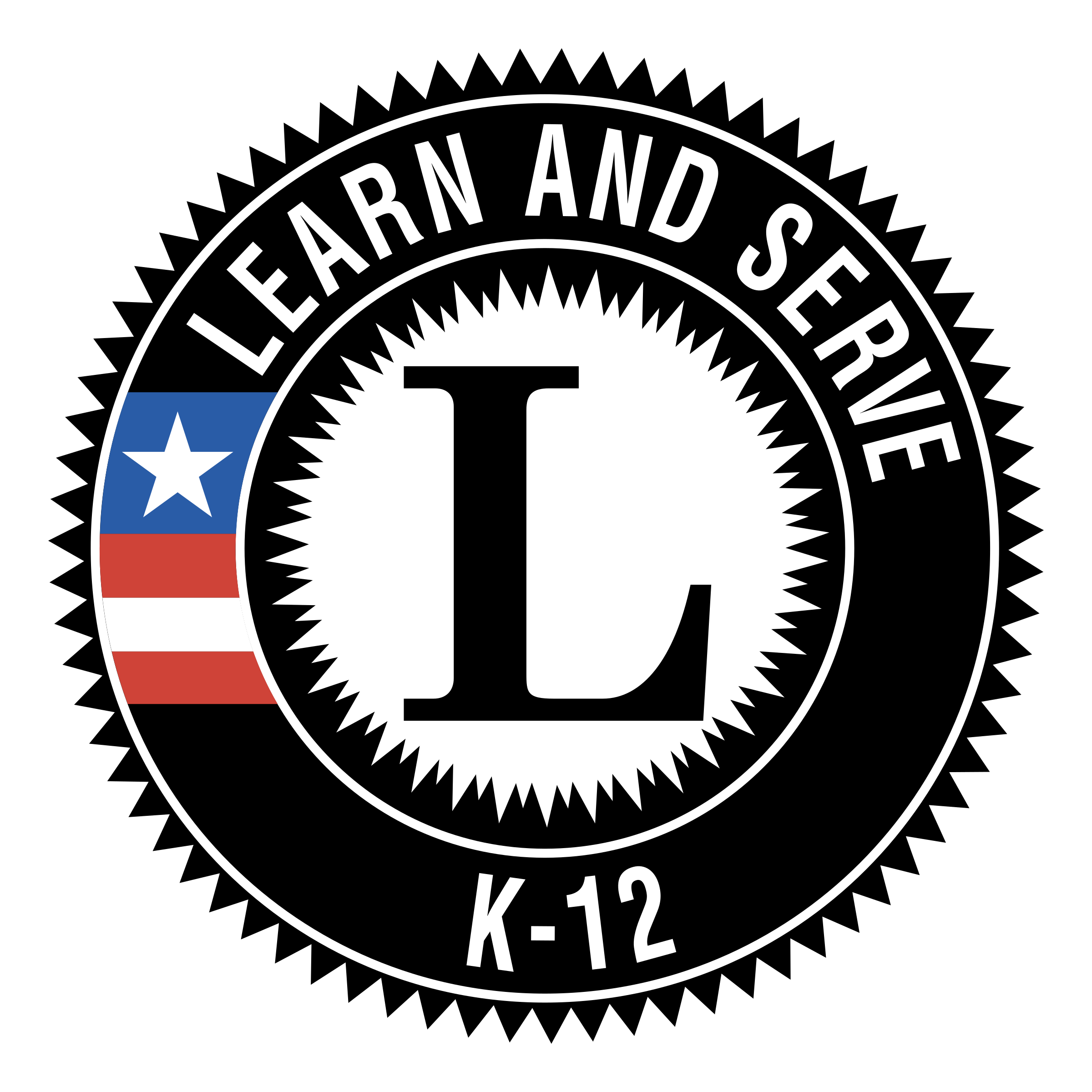 Learn and Serve America K 12 Logo png transparent