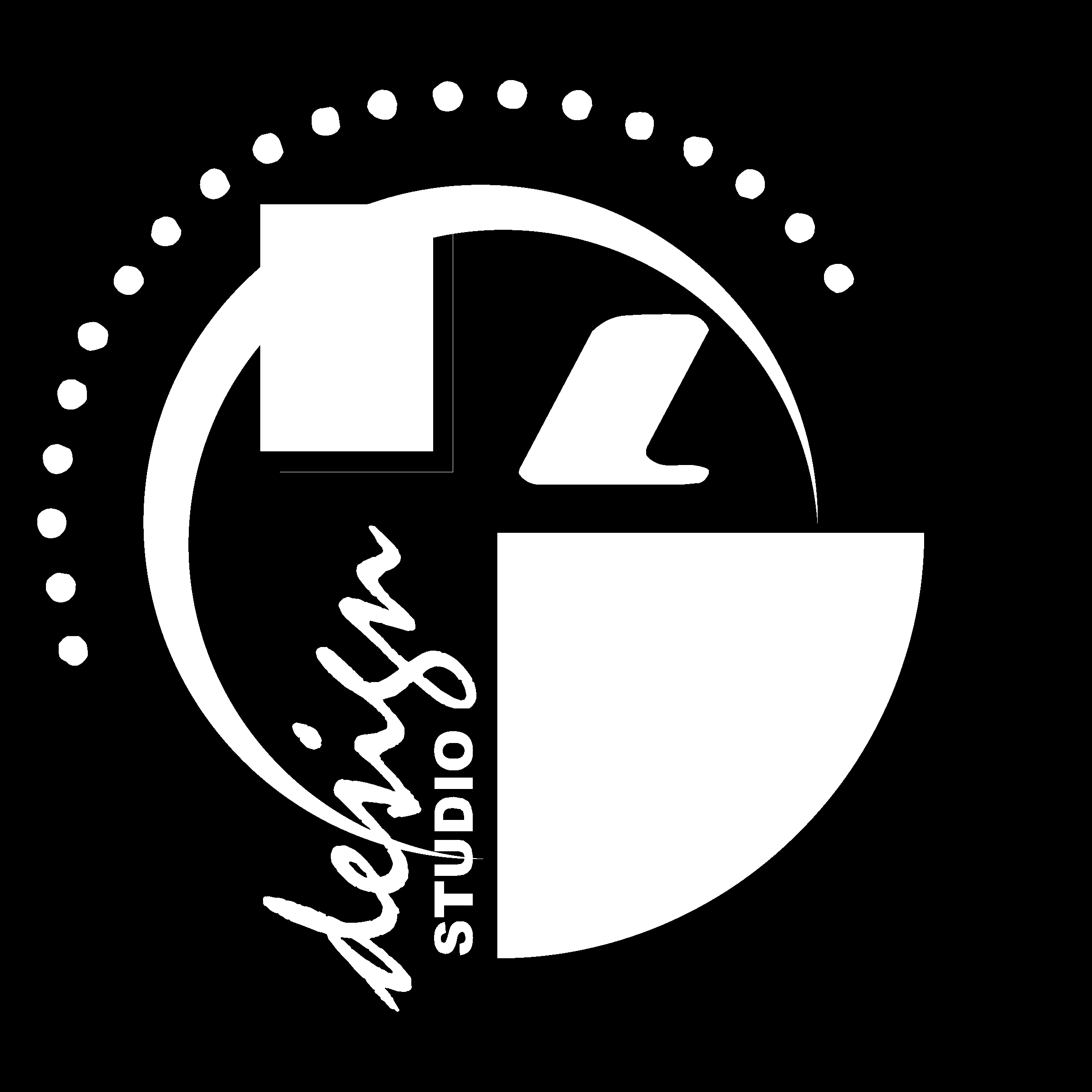 Legus Design Studio Logo black and white