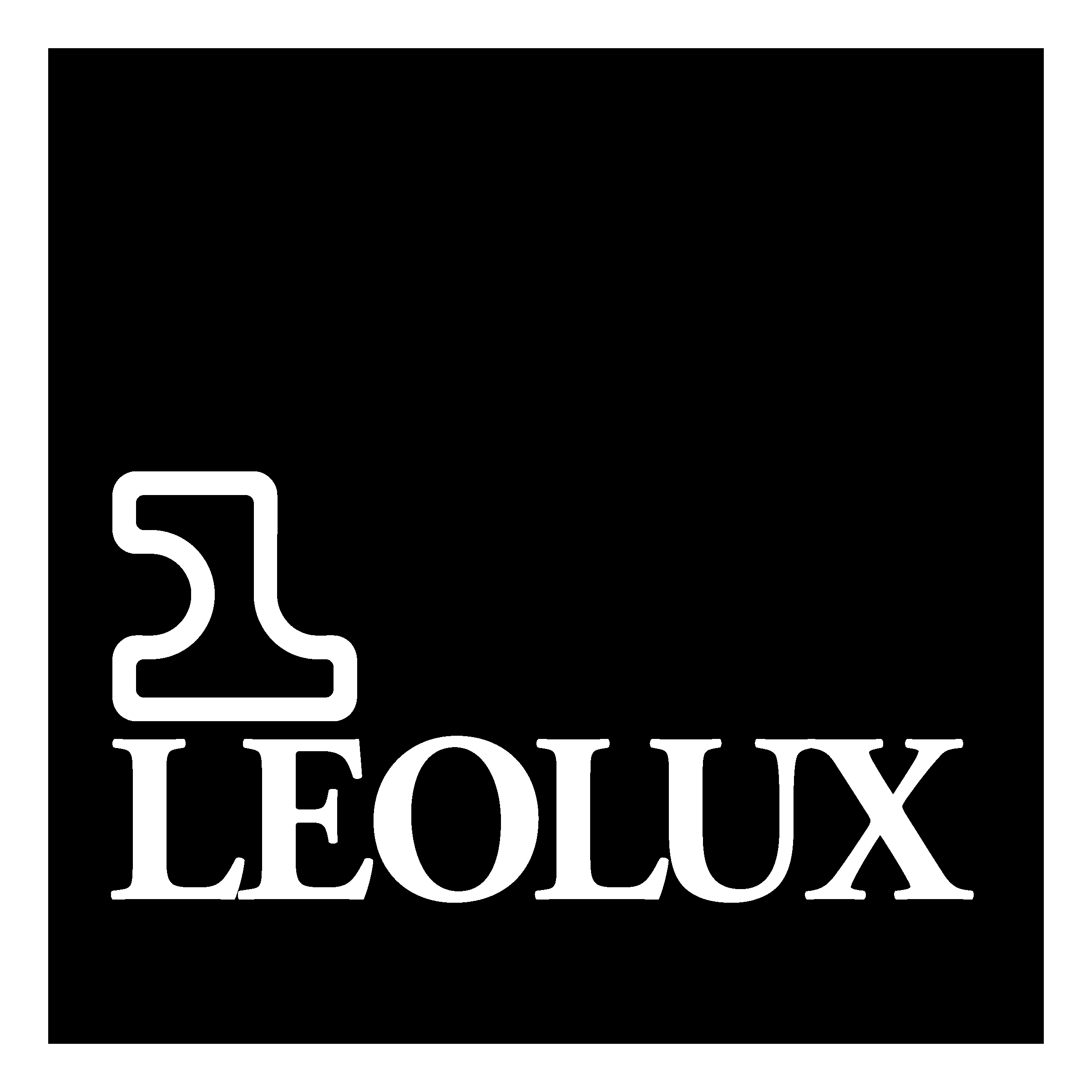Leolux Logo black and white