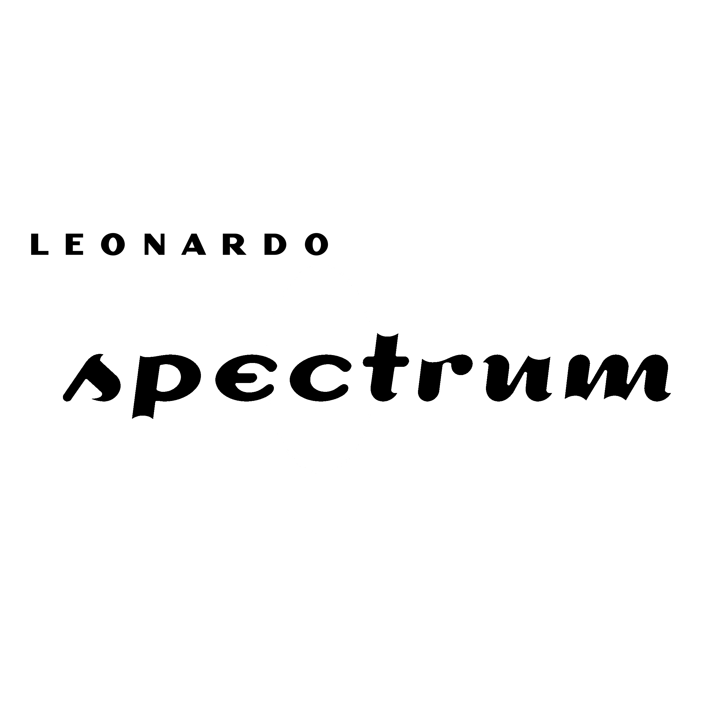 LeonardoSpectrum Logo black and white
