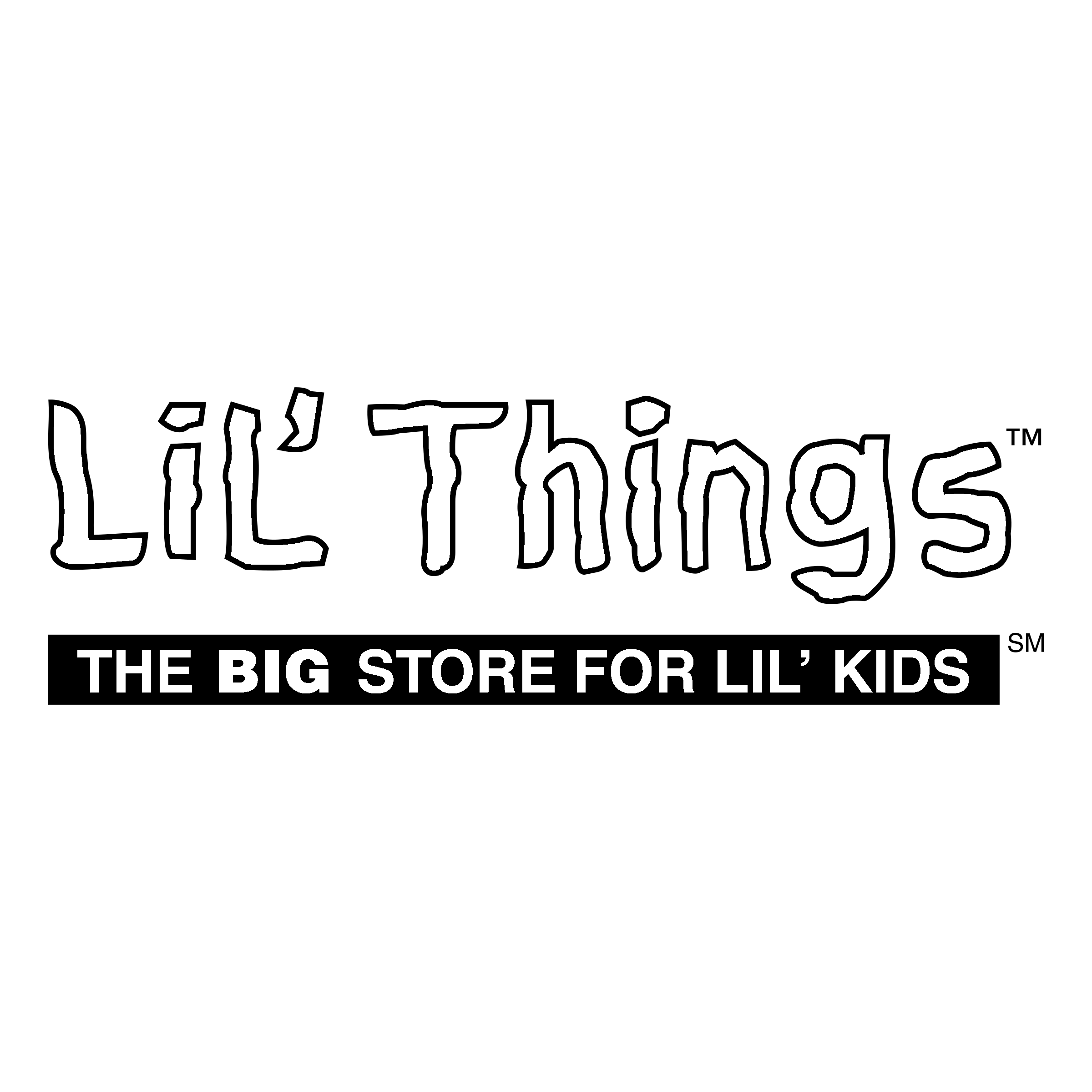 LiL' Things Logo black and white