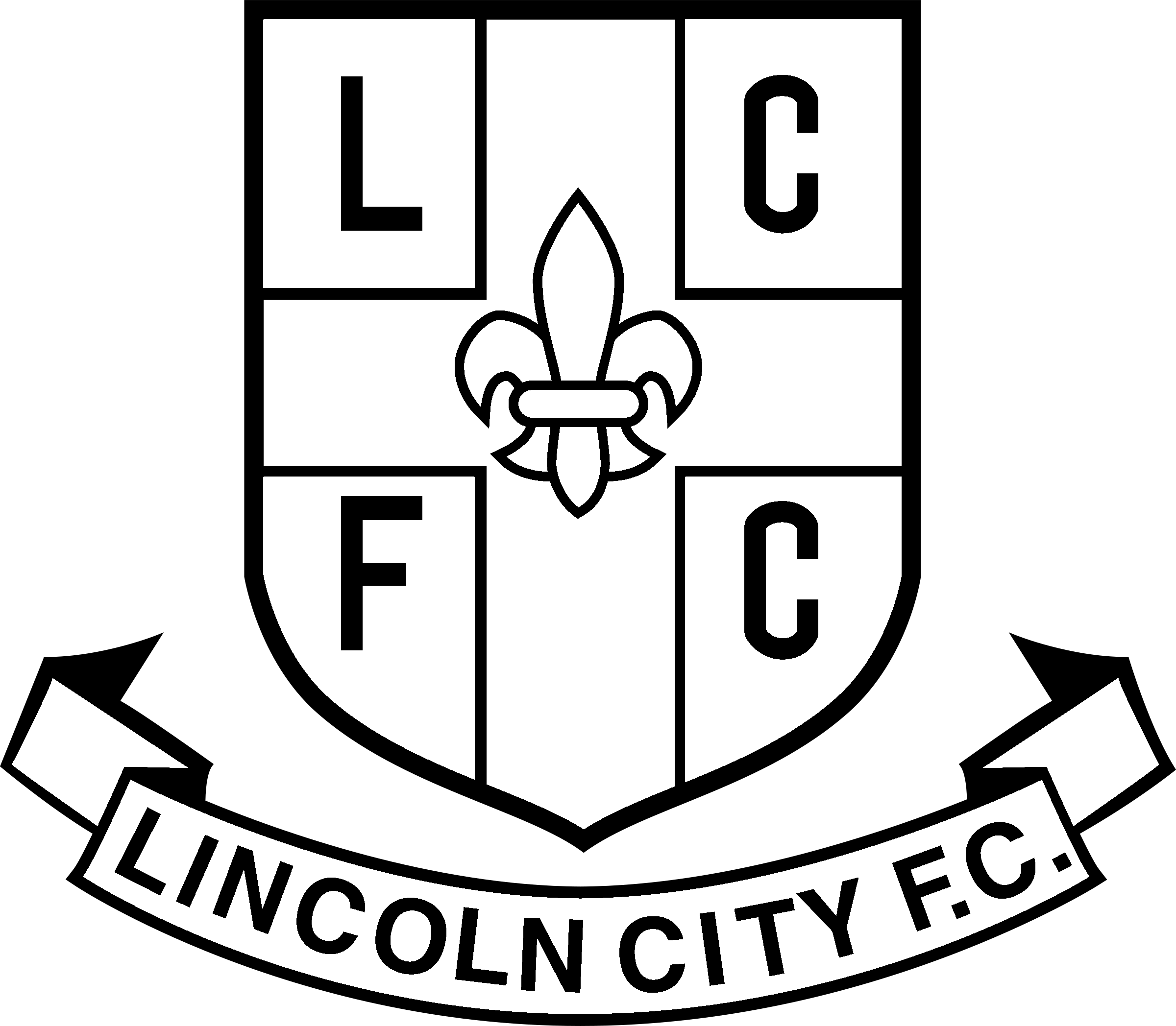 Lincol 1 Logo black and white