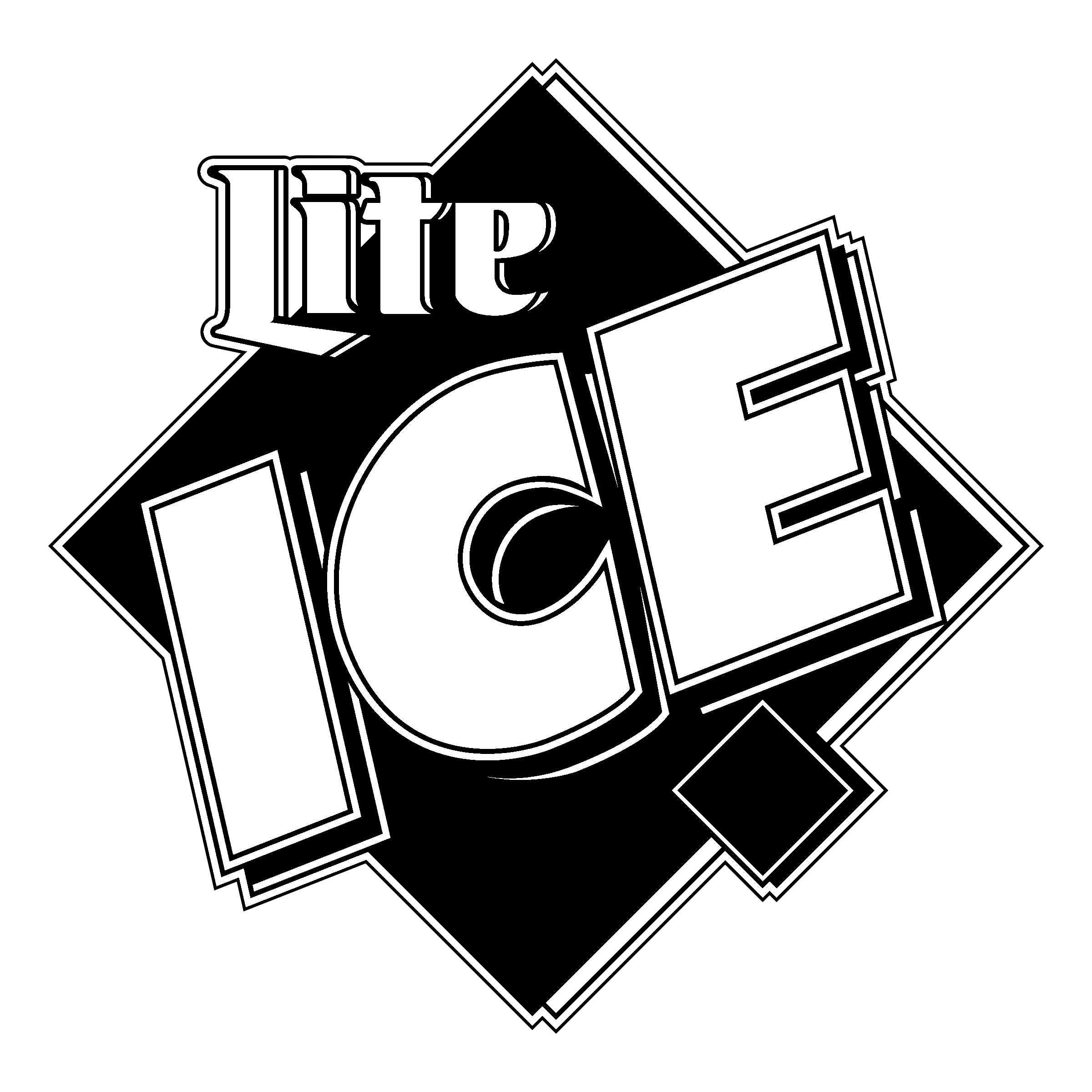 Lite Ice Logo black and white