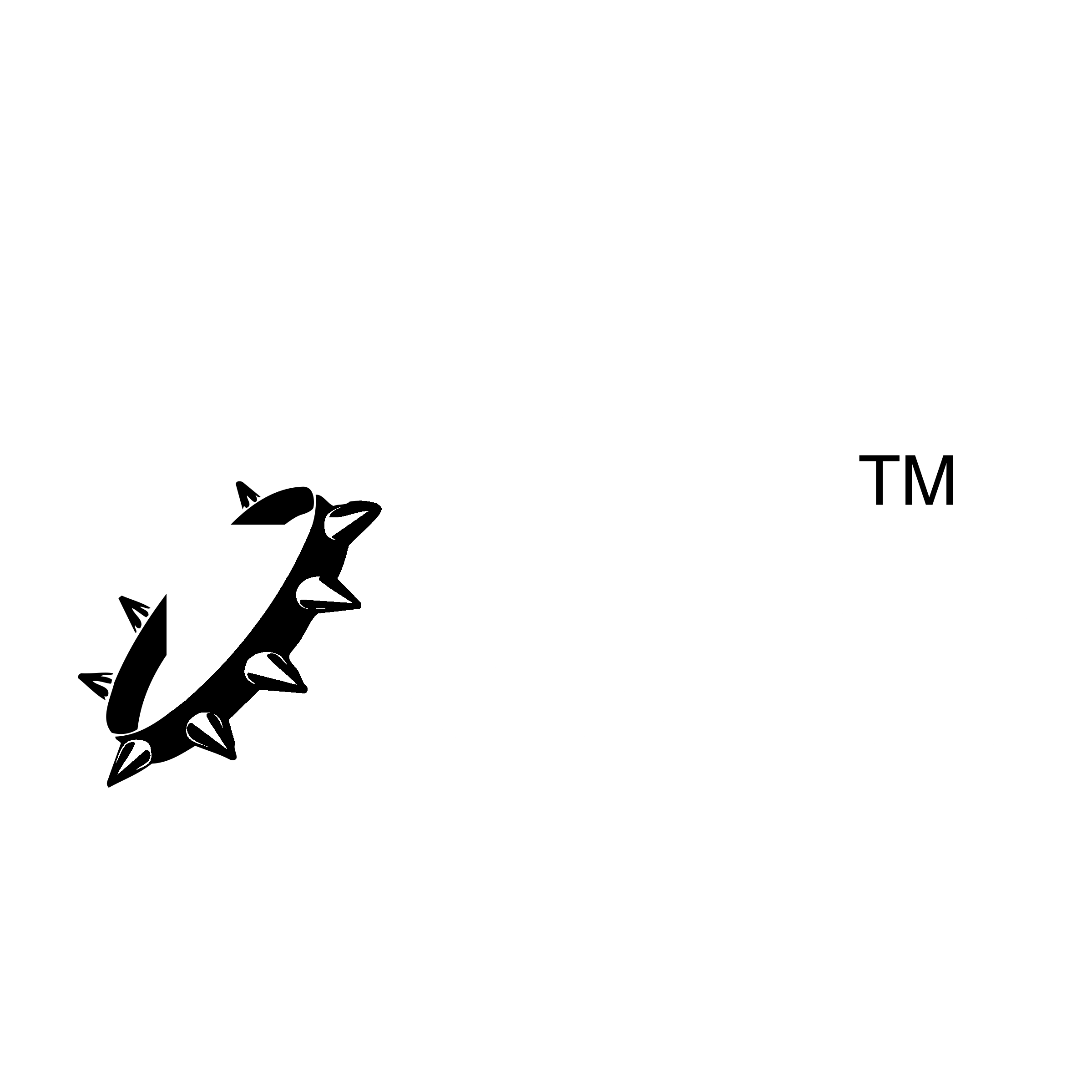 Long Angeles Ice Dogs Logo black and white