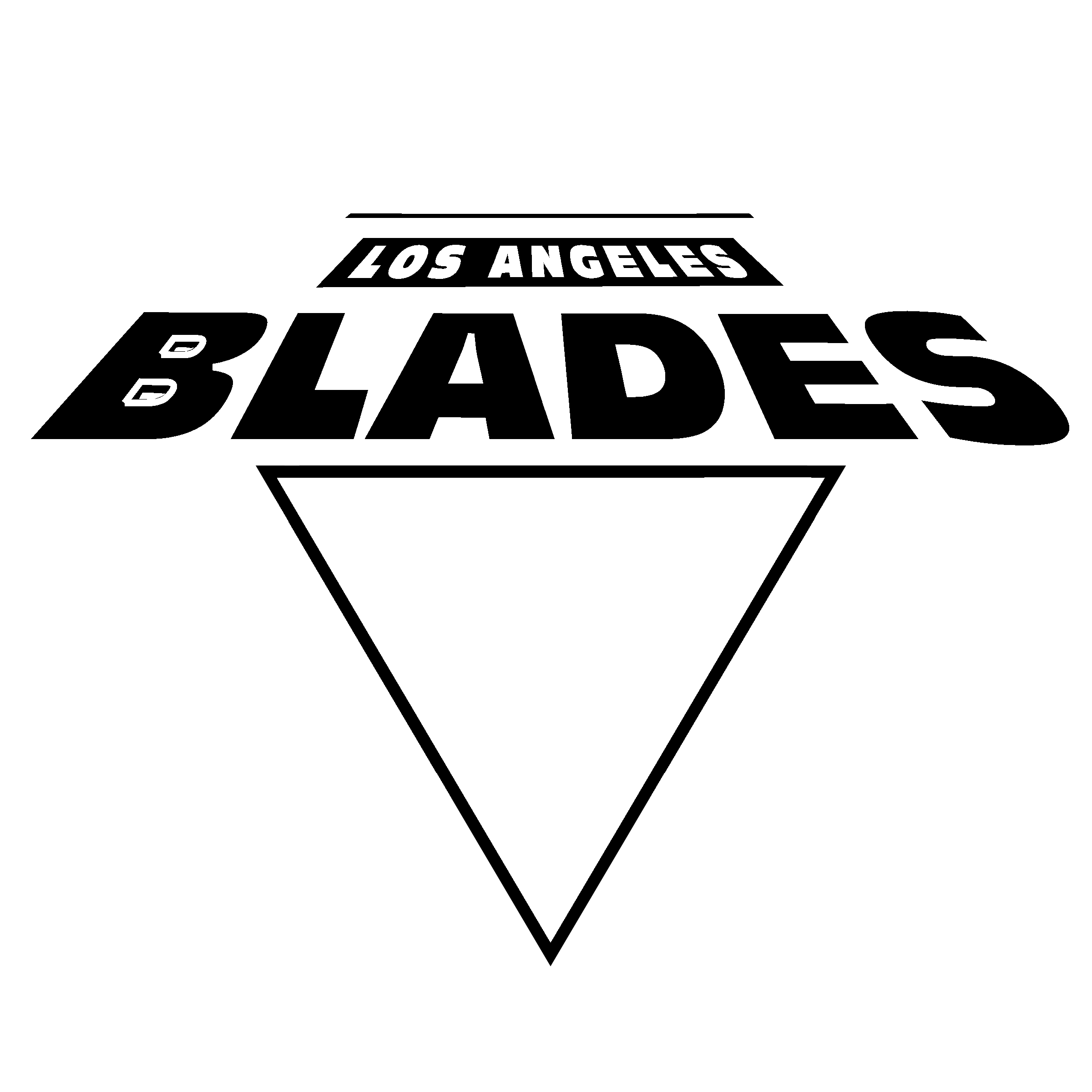 Los Angeles Blades Logo PNG Transparent & SVG Vector Freebie Supply
