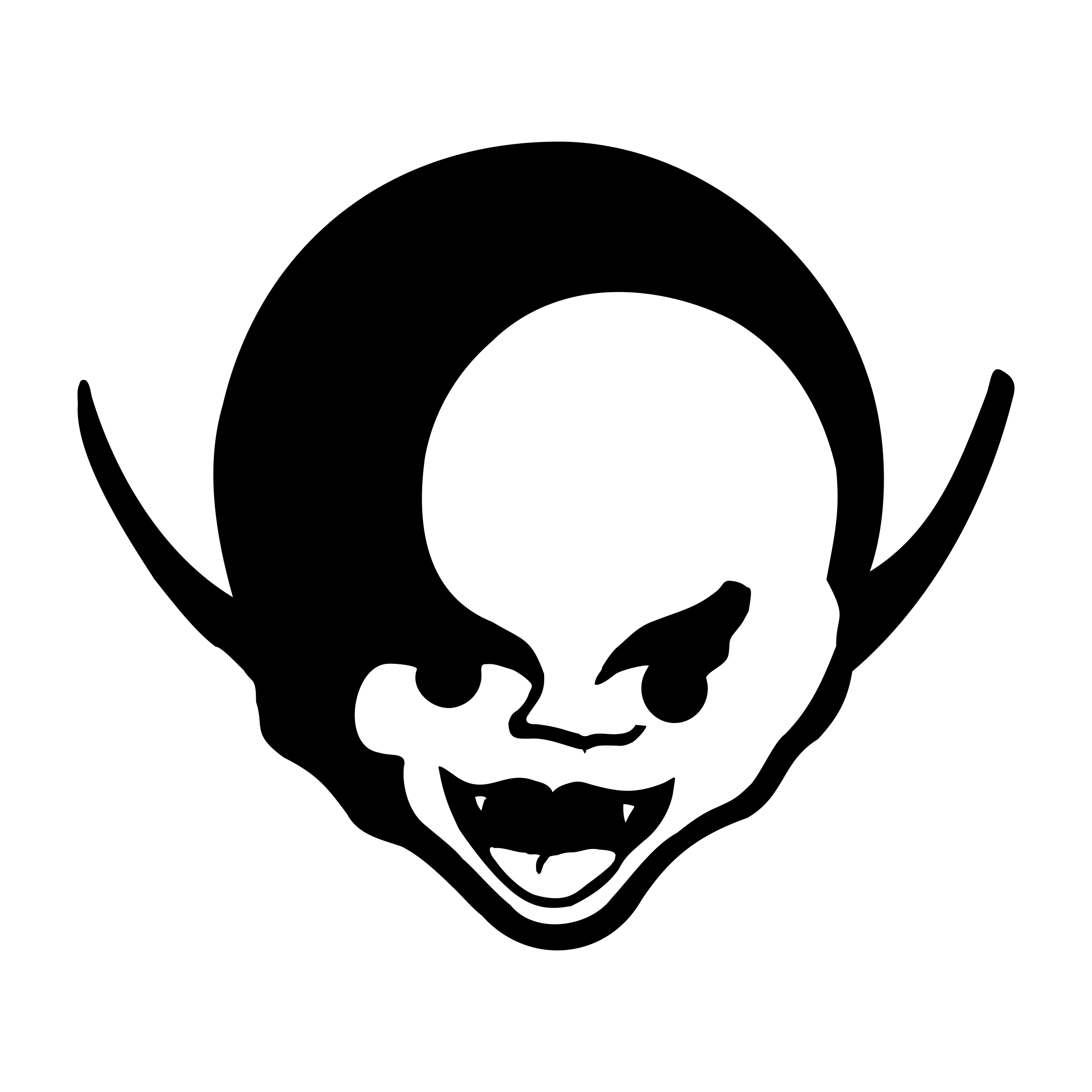 Los Piojos Logo black and white