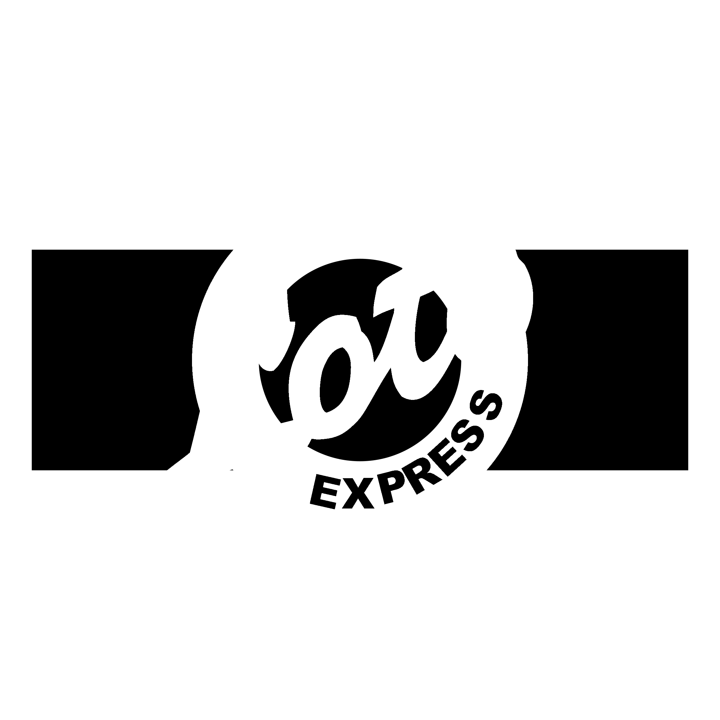 Loto Express Logo black and white