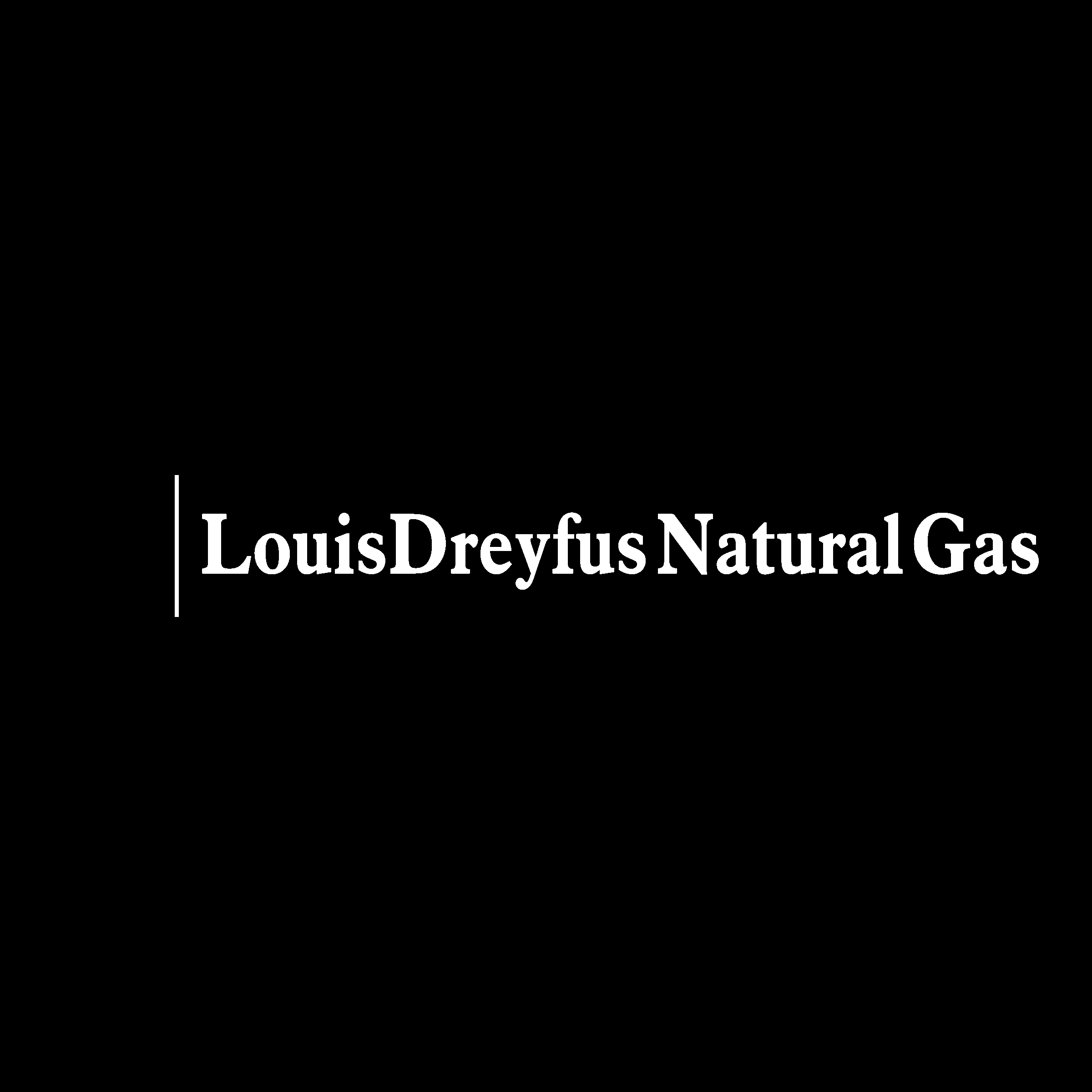 Louis Dreyfus Natural Gas Logo black and white