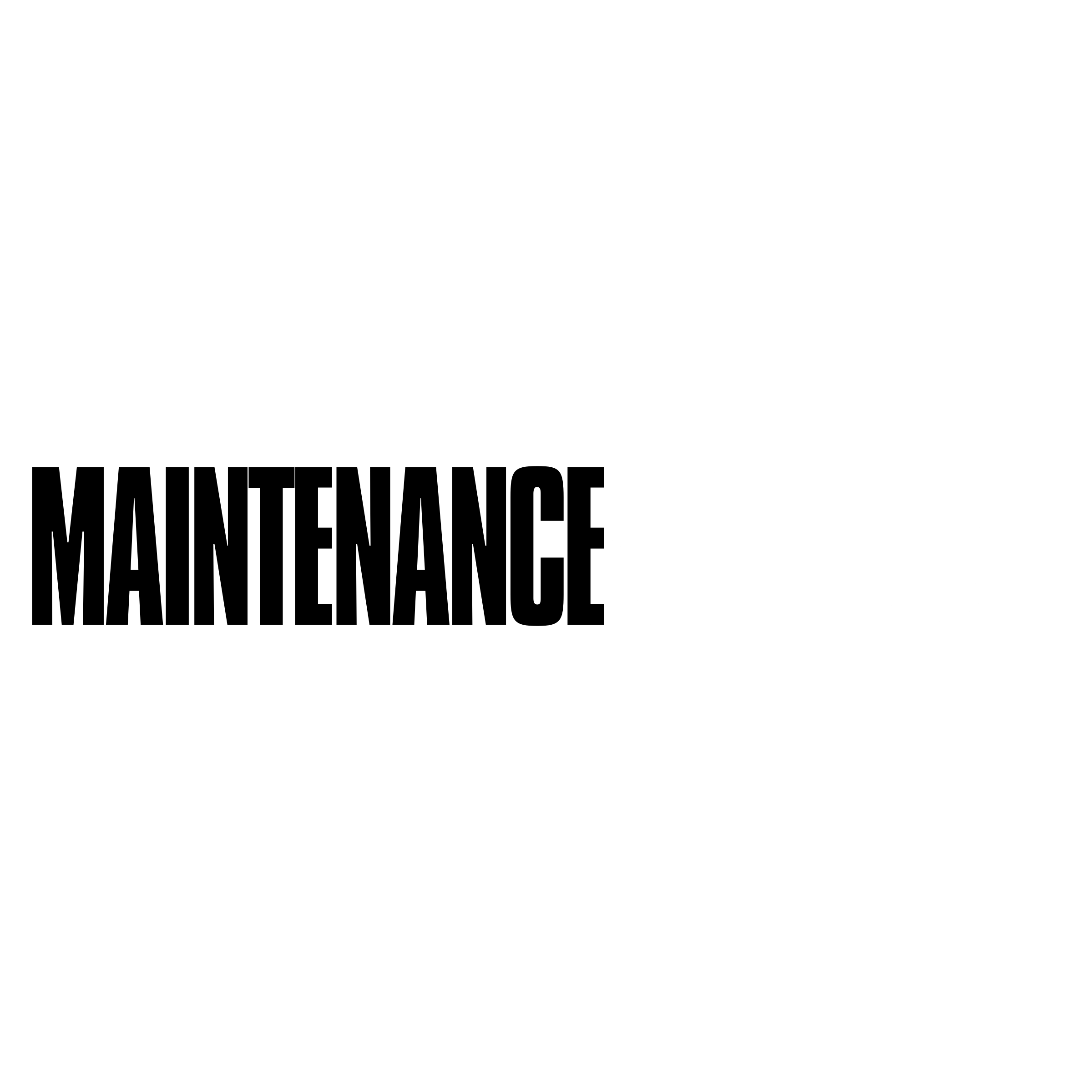 Maintenance Solutions Logo black and white