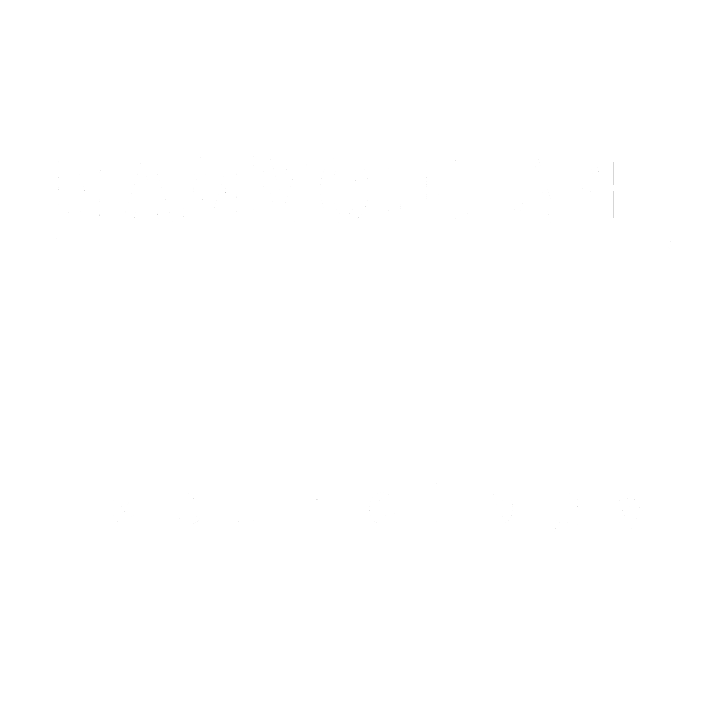MammothTape Technology Logo black and white