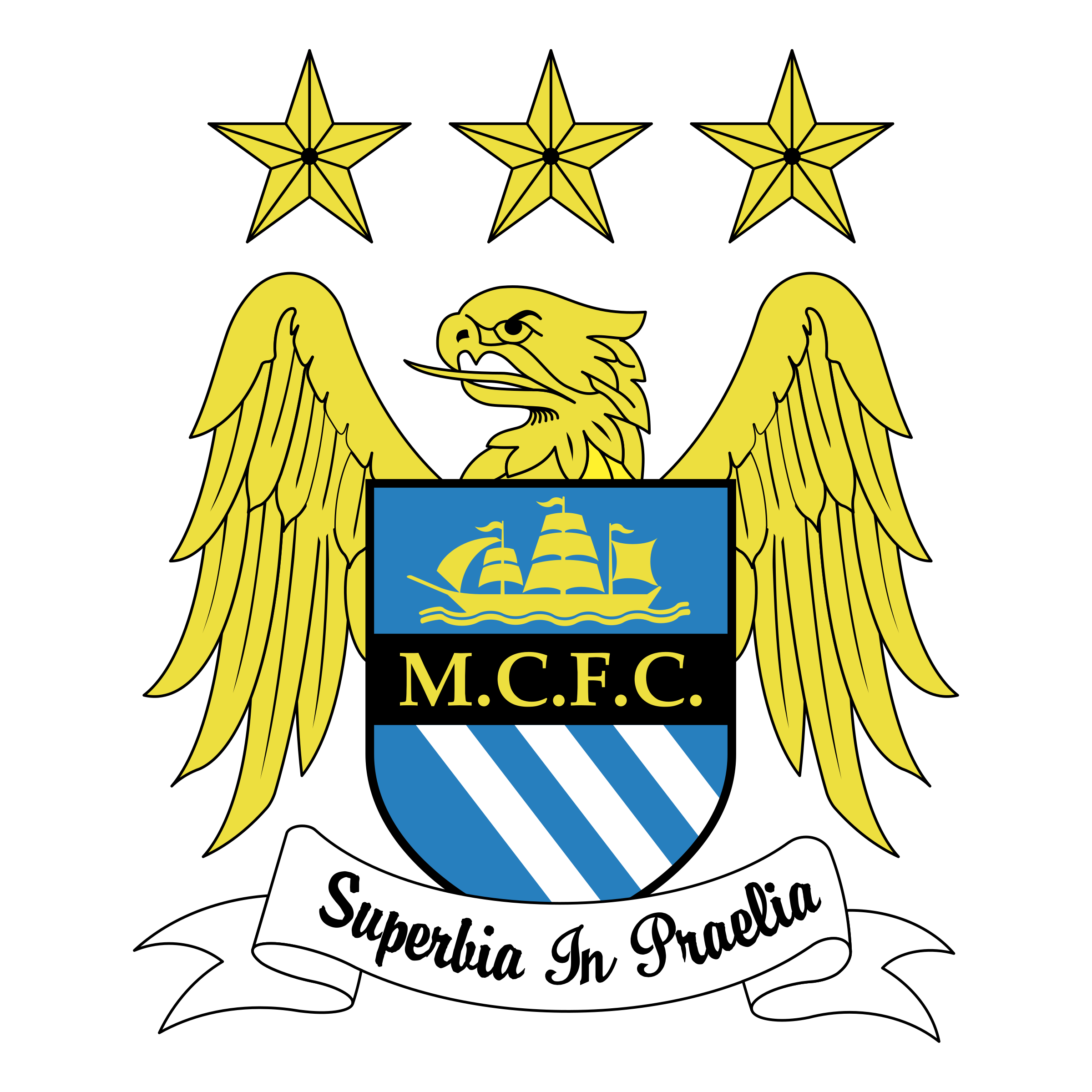 Manchester City FC Logo PNG Transparent & SVG Vector ...