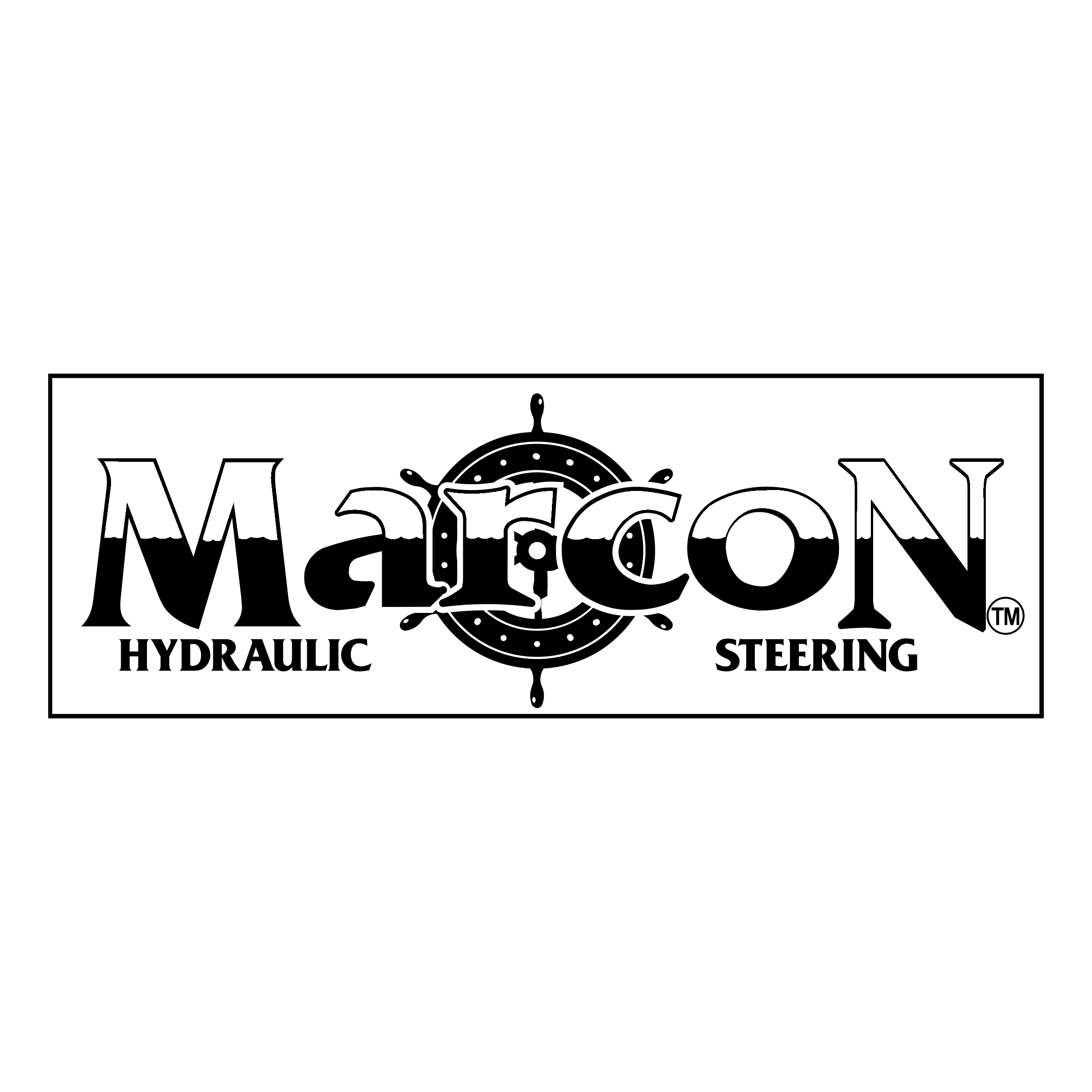 Marcon Logo black and white