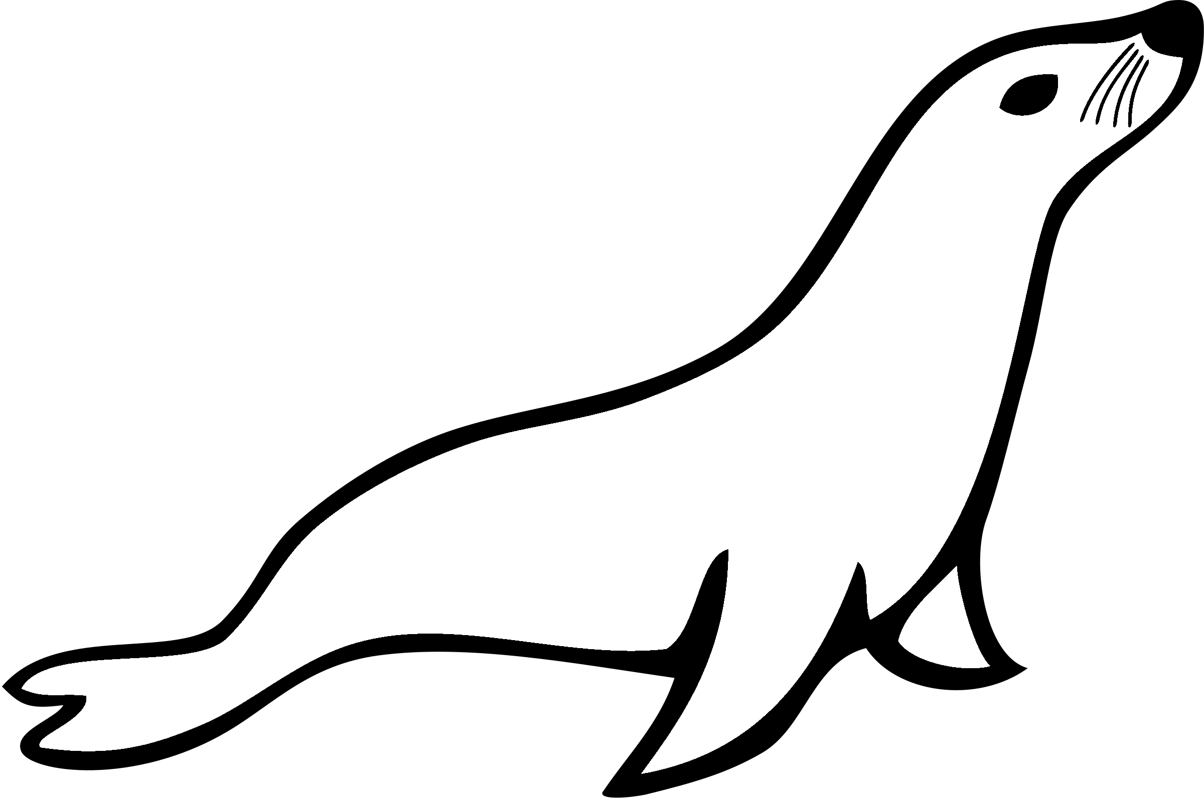 MariaDB Logo black and white