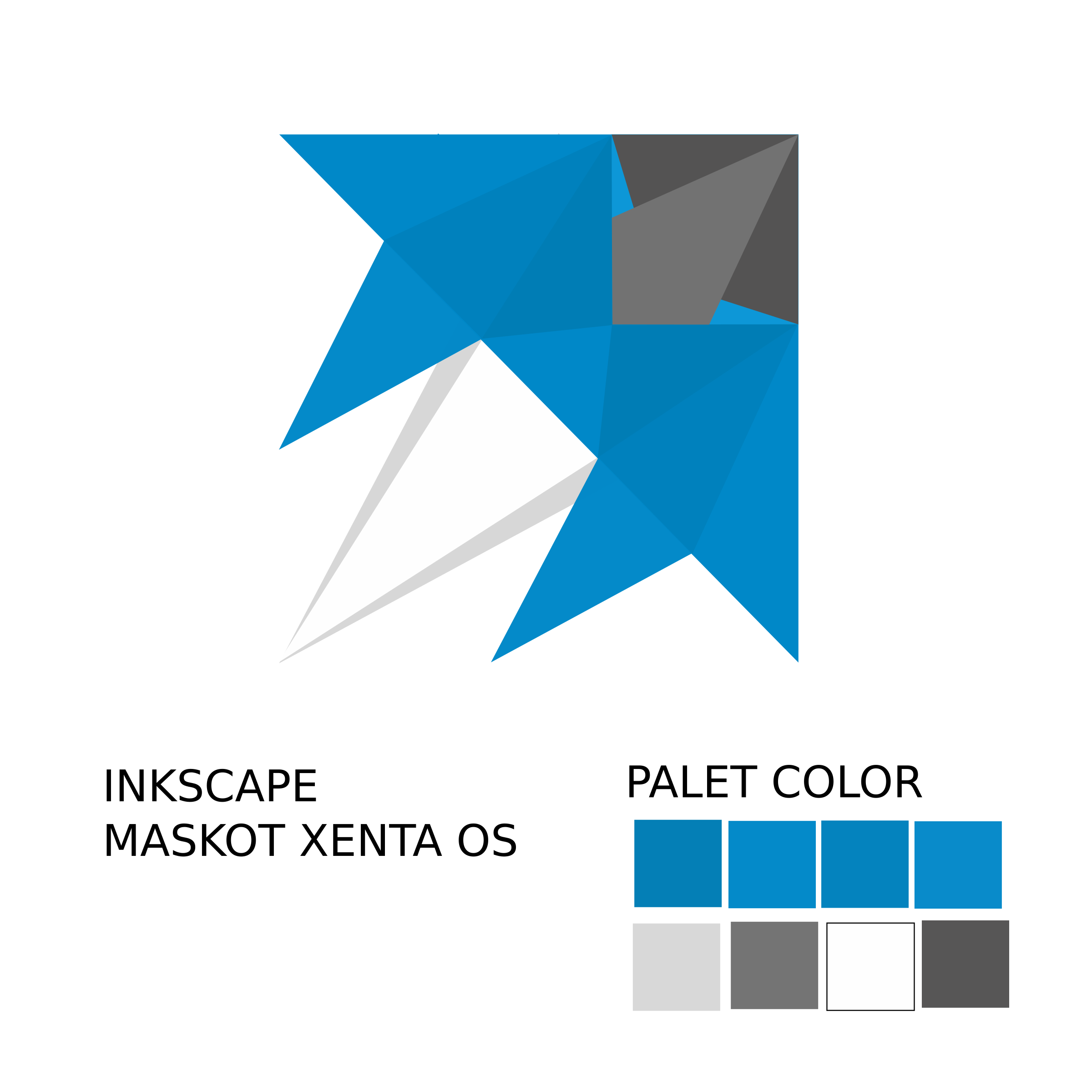 Maskot Xenta OS Logo png transparent