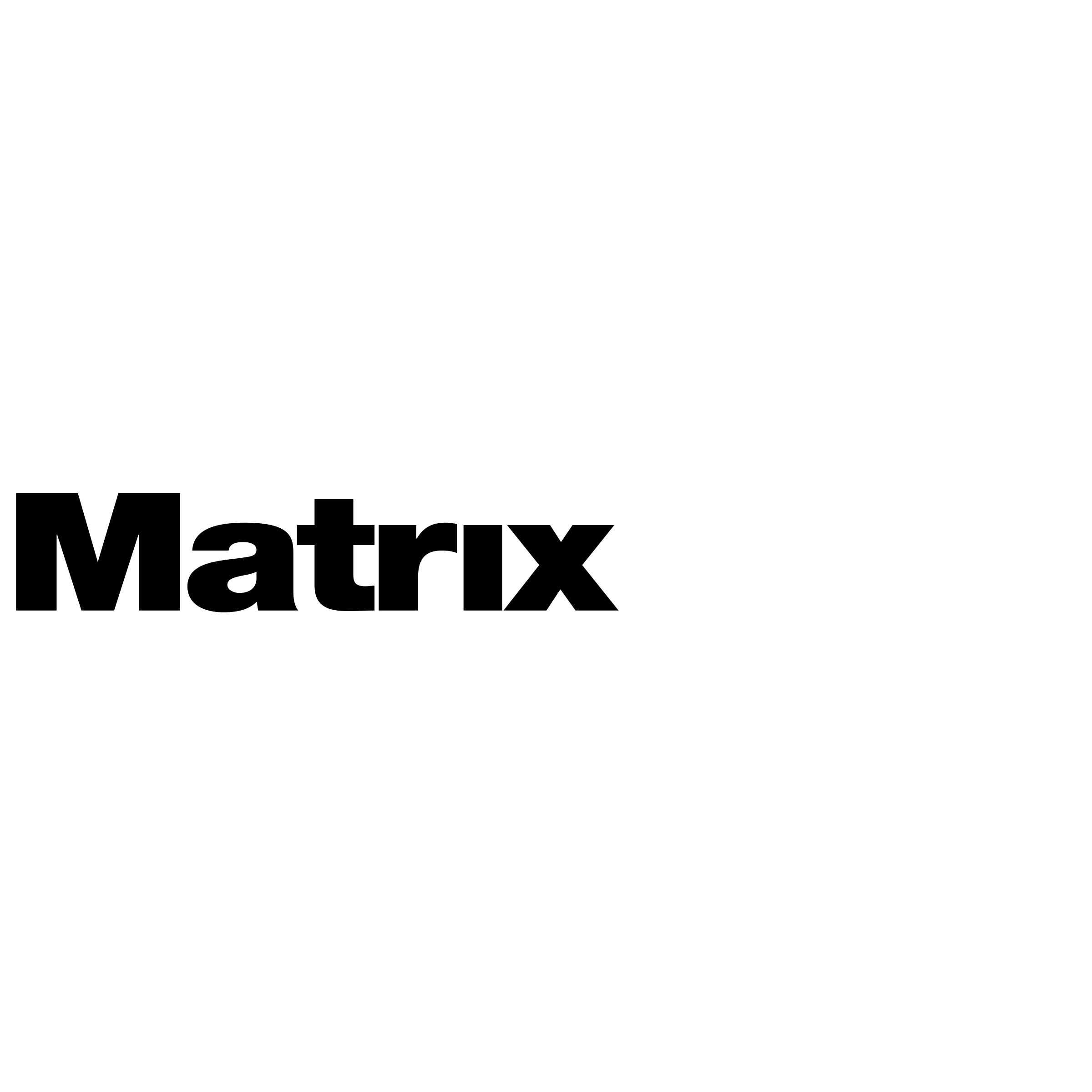 MatrixOne Logo black and white