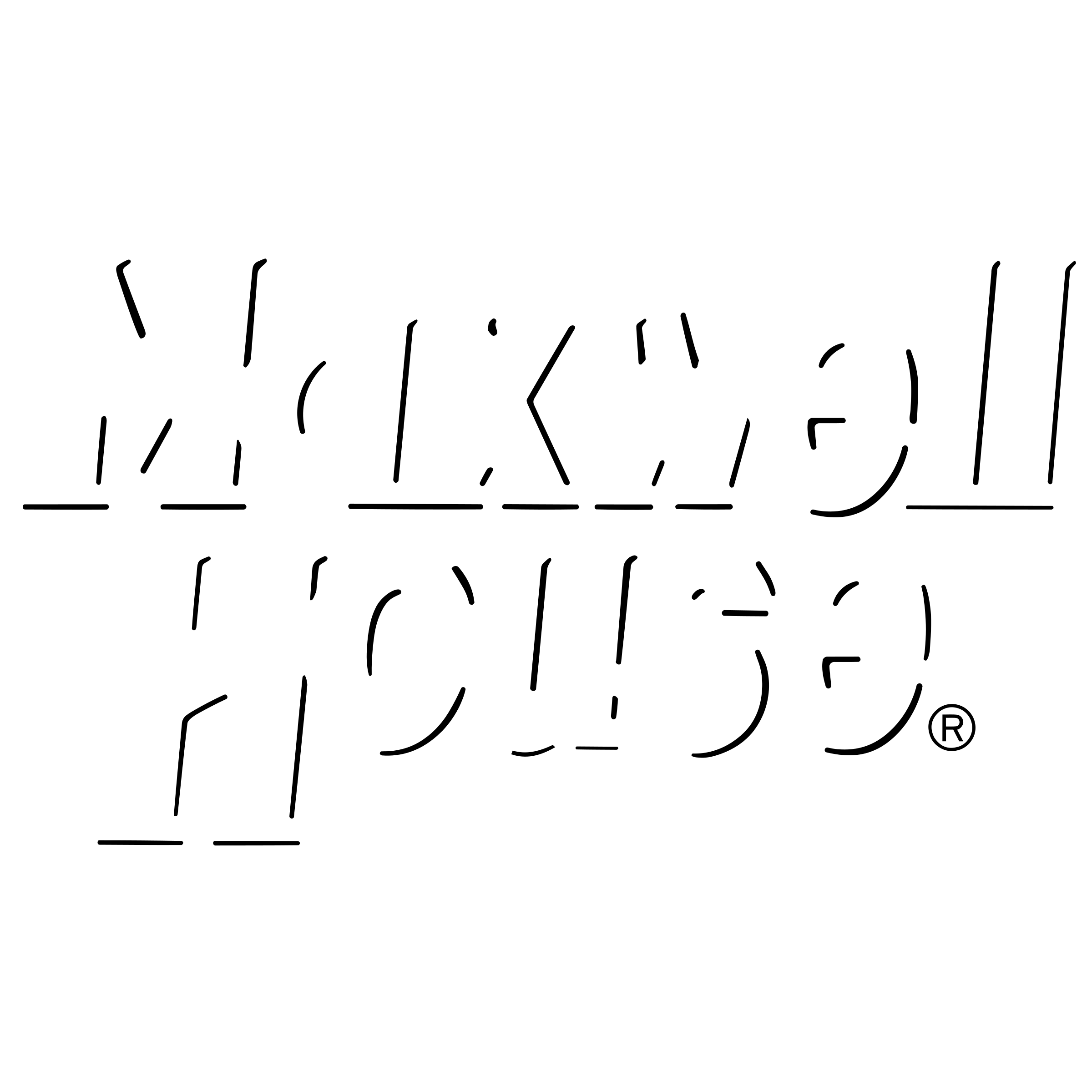 Maxwell House Logo black and white