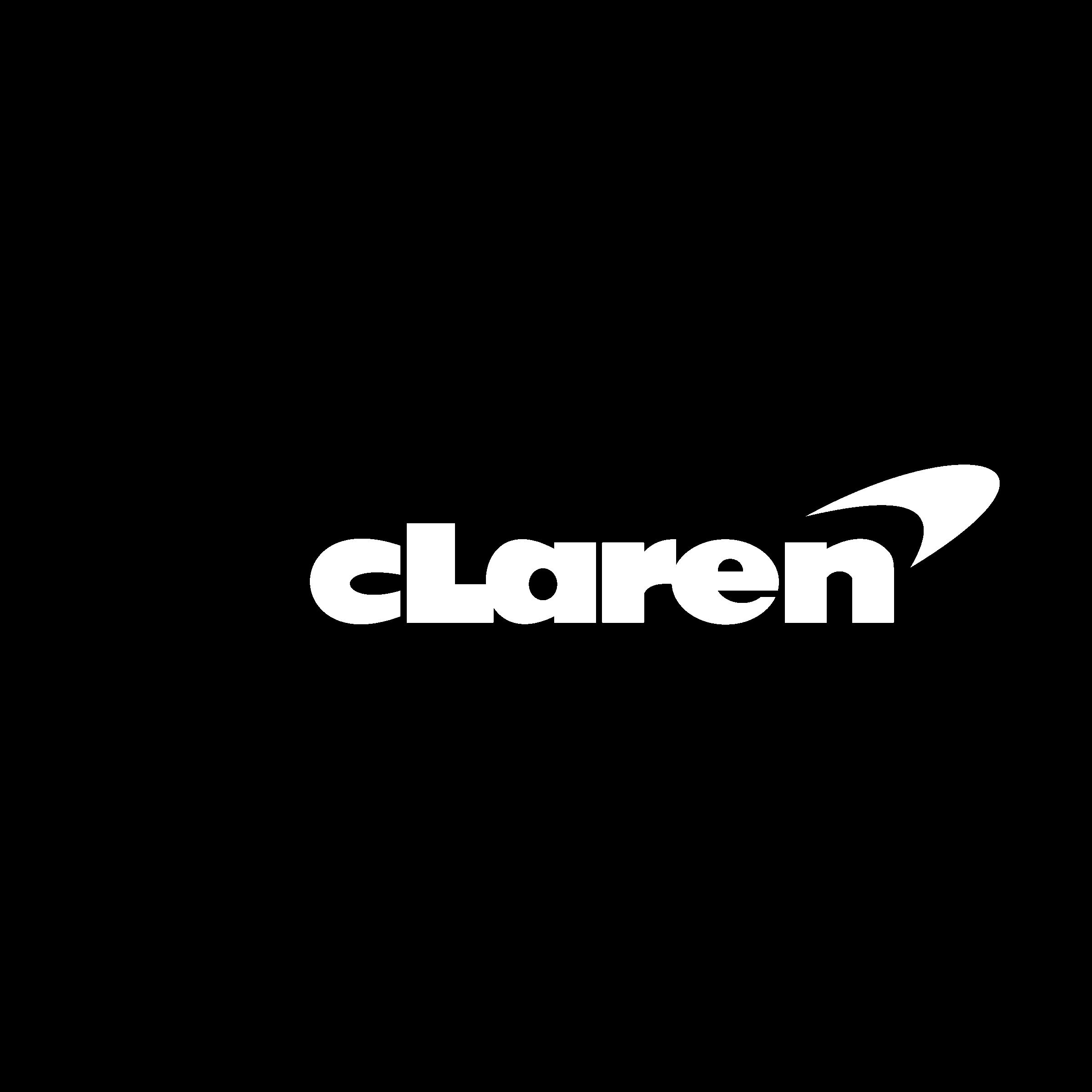 McLaren Logo black and white