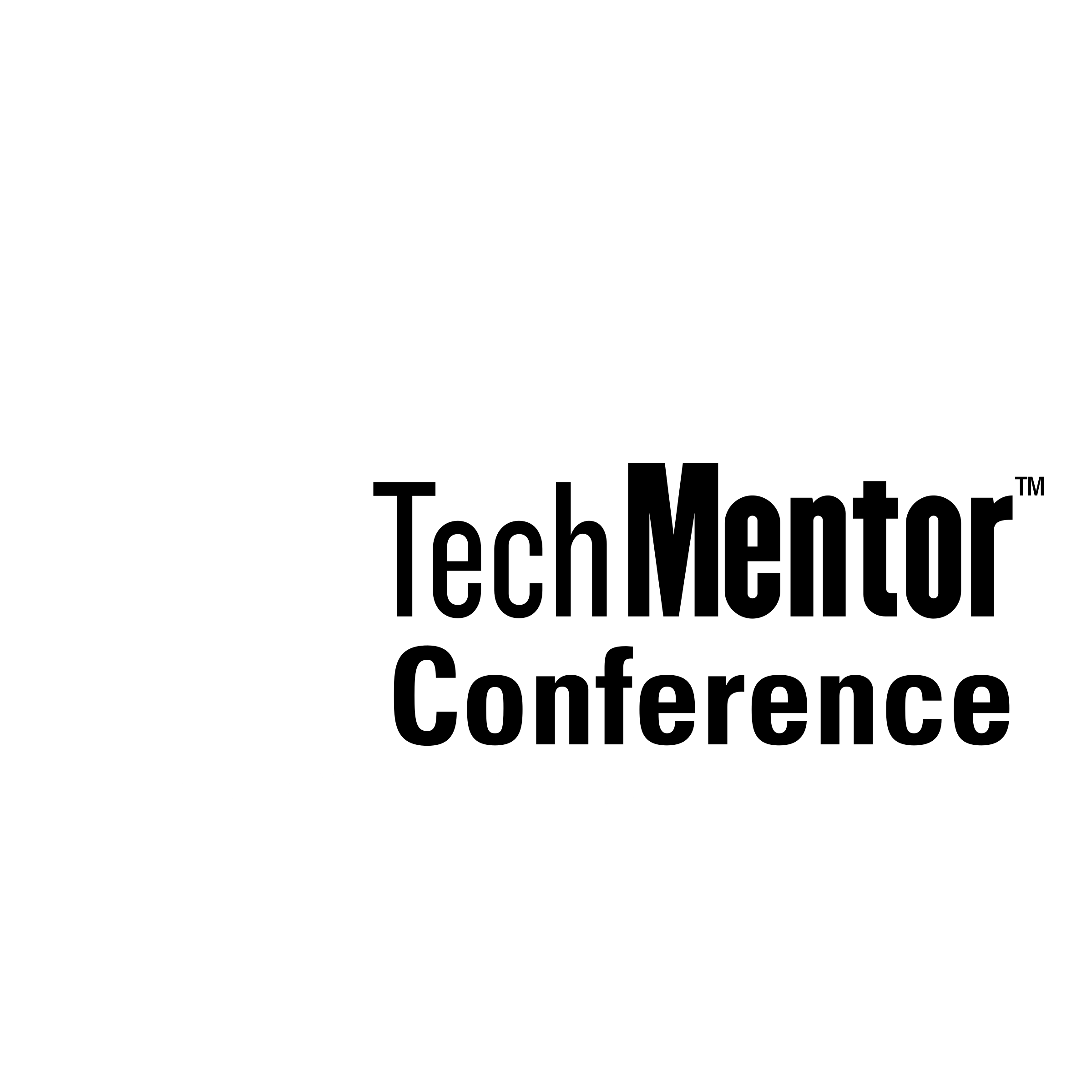 MCP TechMentor Conference Logo black and white