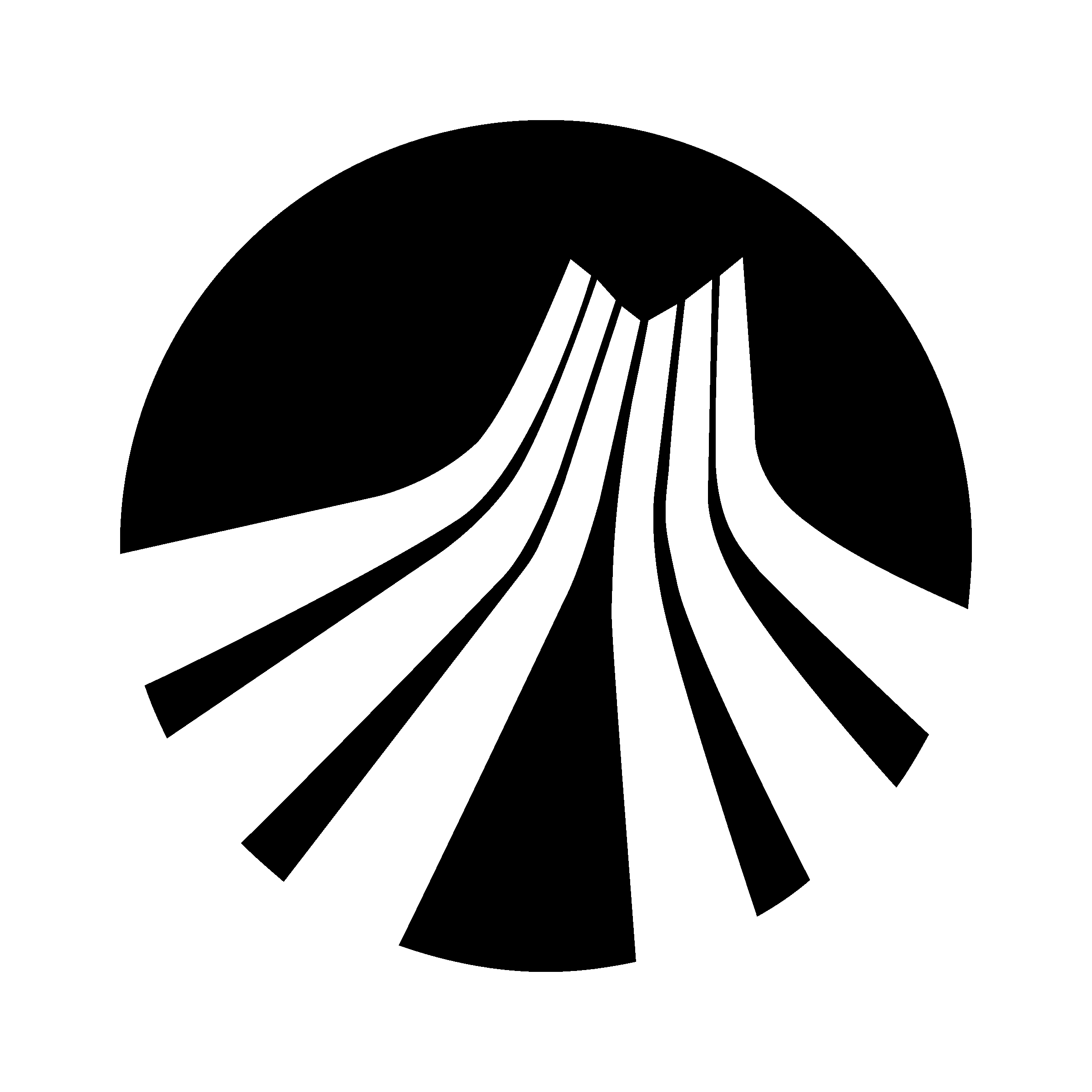 Memphis International Airport Logo black and white