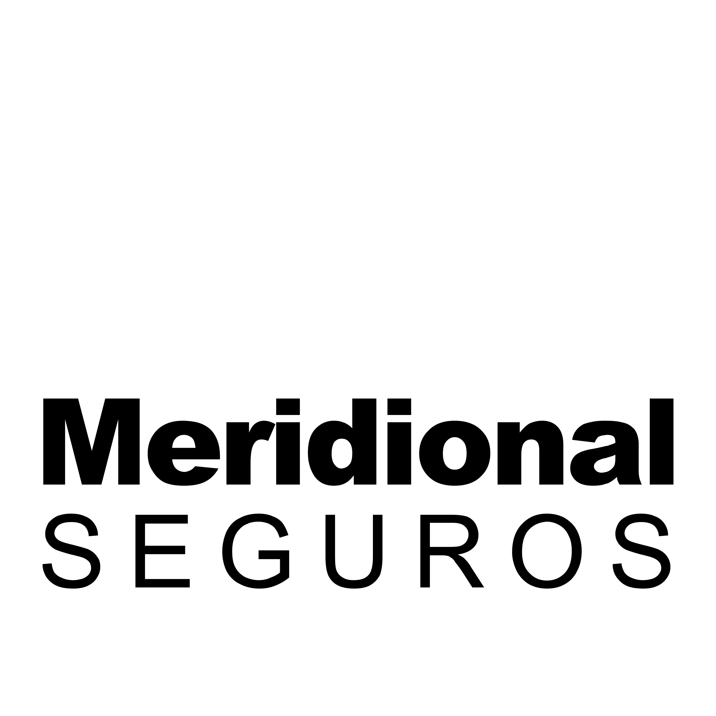 Meridional Logo black and white