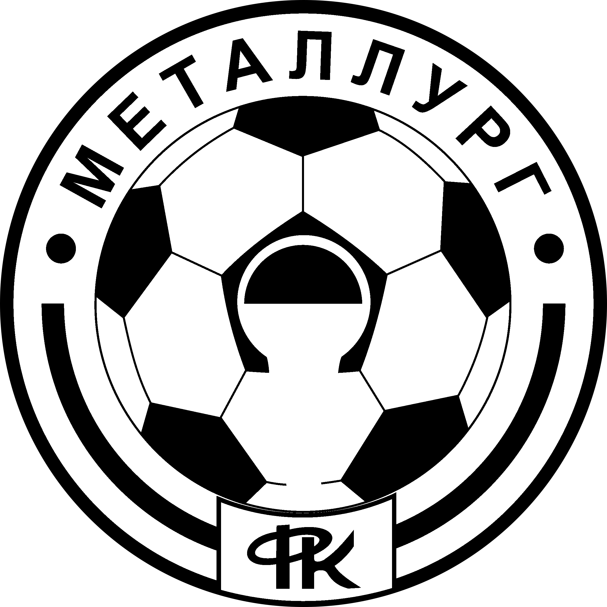 Metall 1 Logo black and white