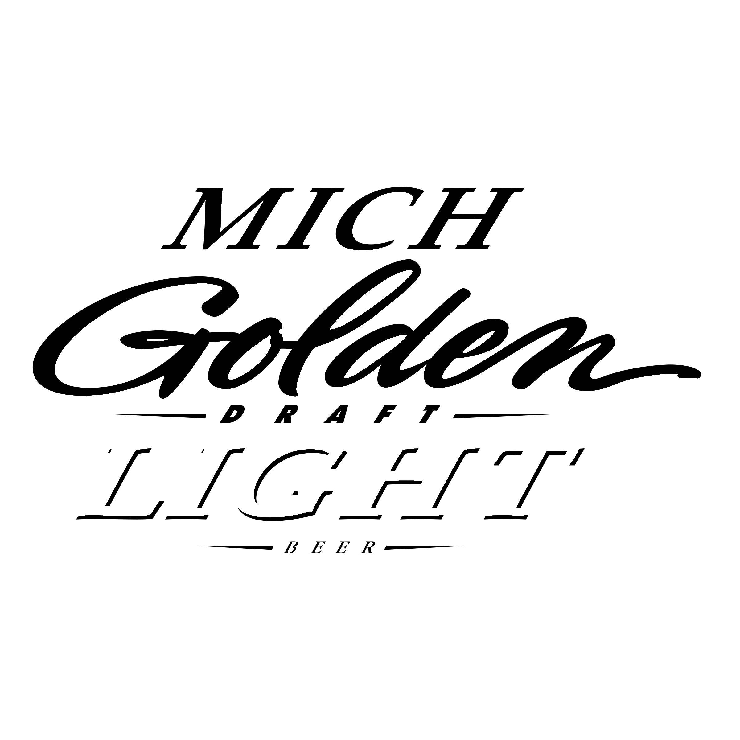 Mich Logo black and white