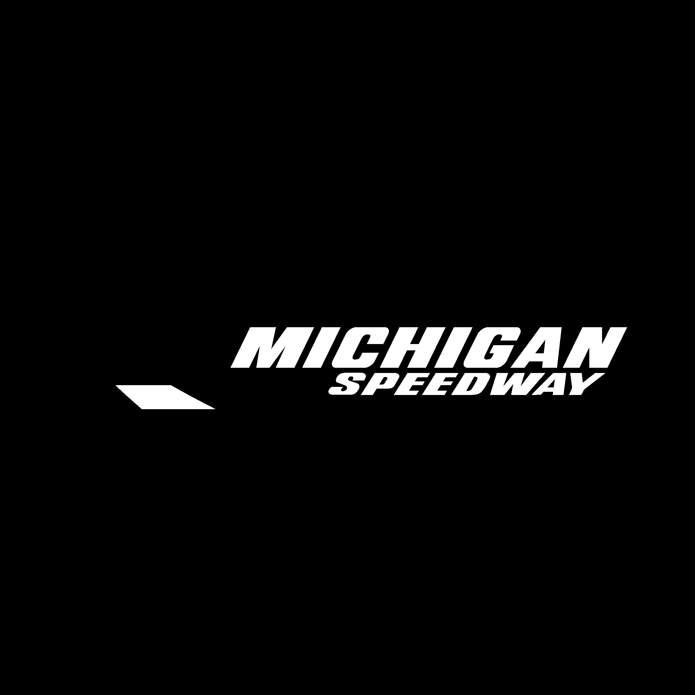 Michigan Speedway Logo black and white