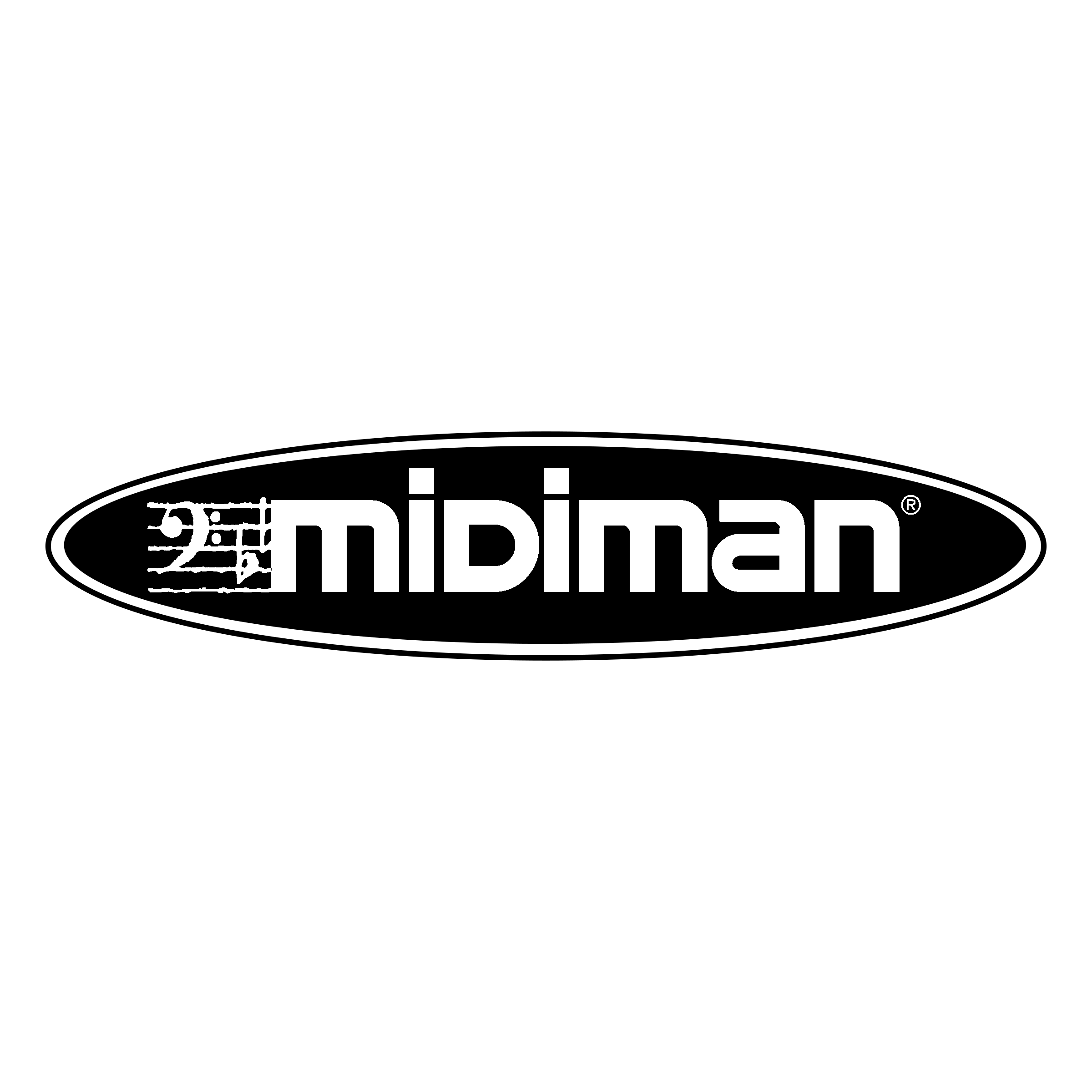 Midiman Logo black and white