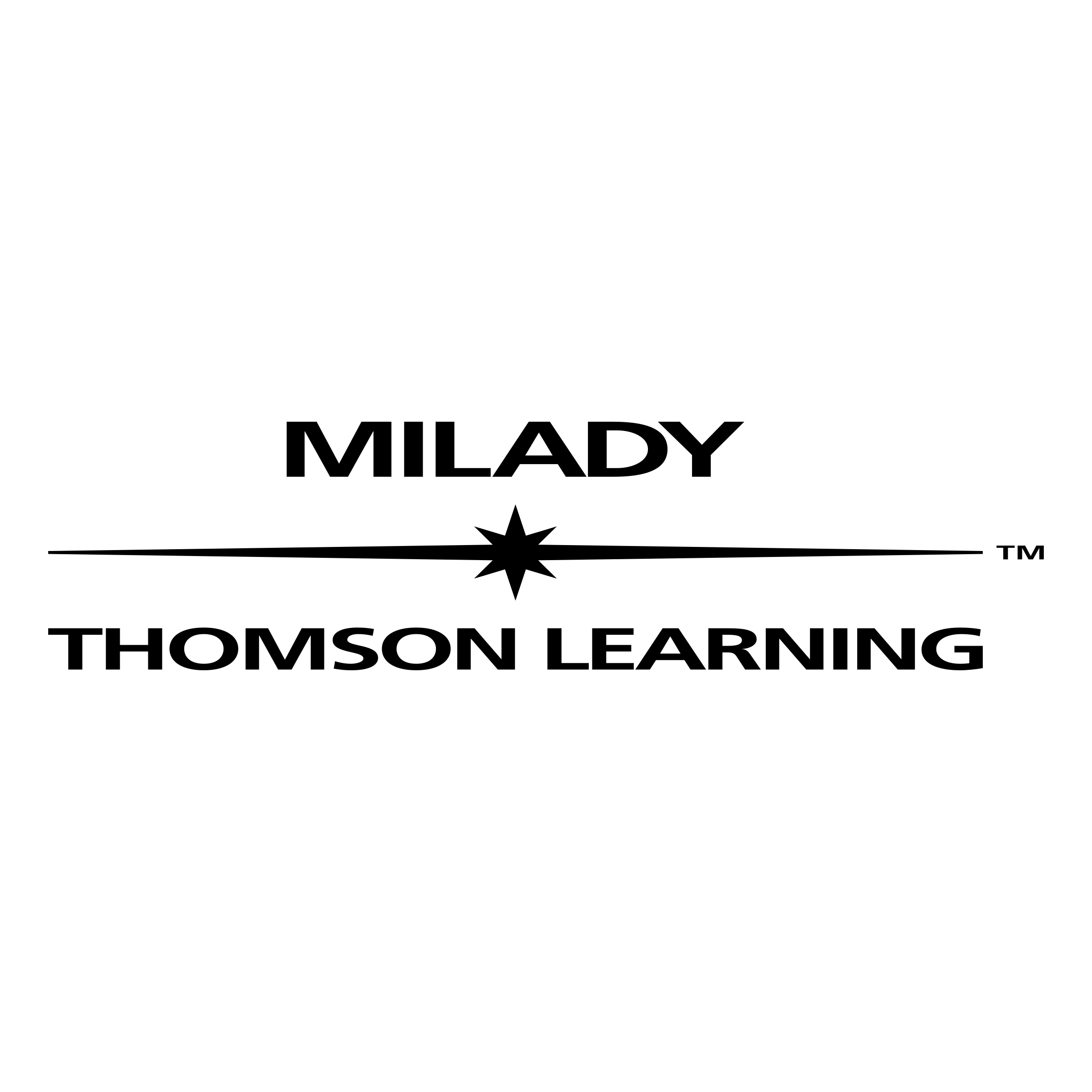 Milady Logo black and white