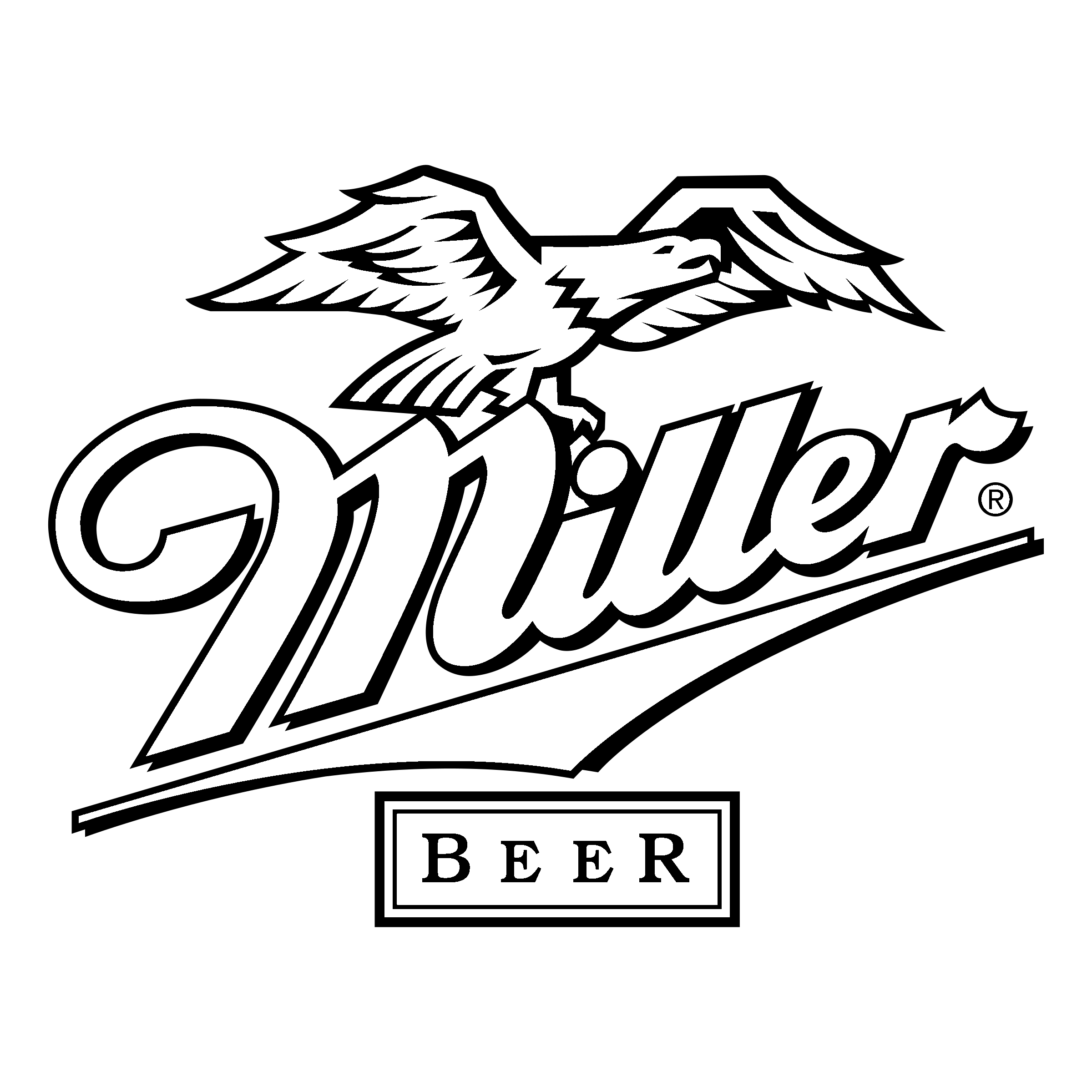 Miller Logo black and white