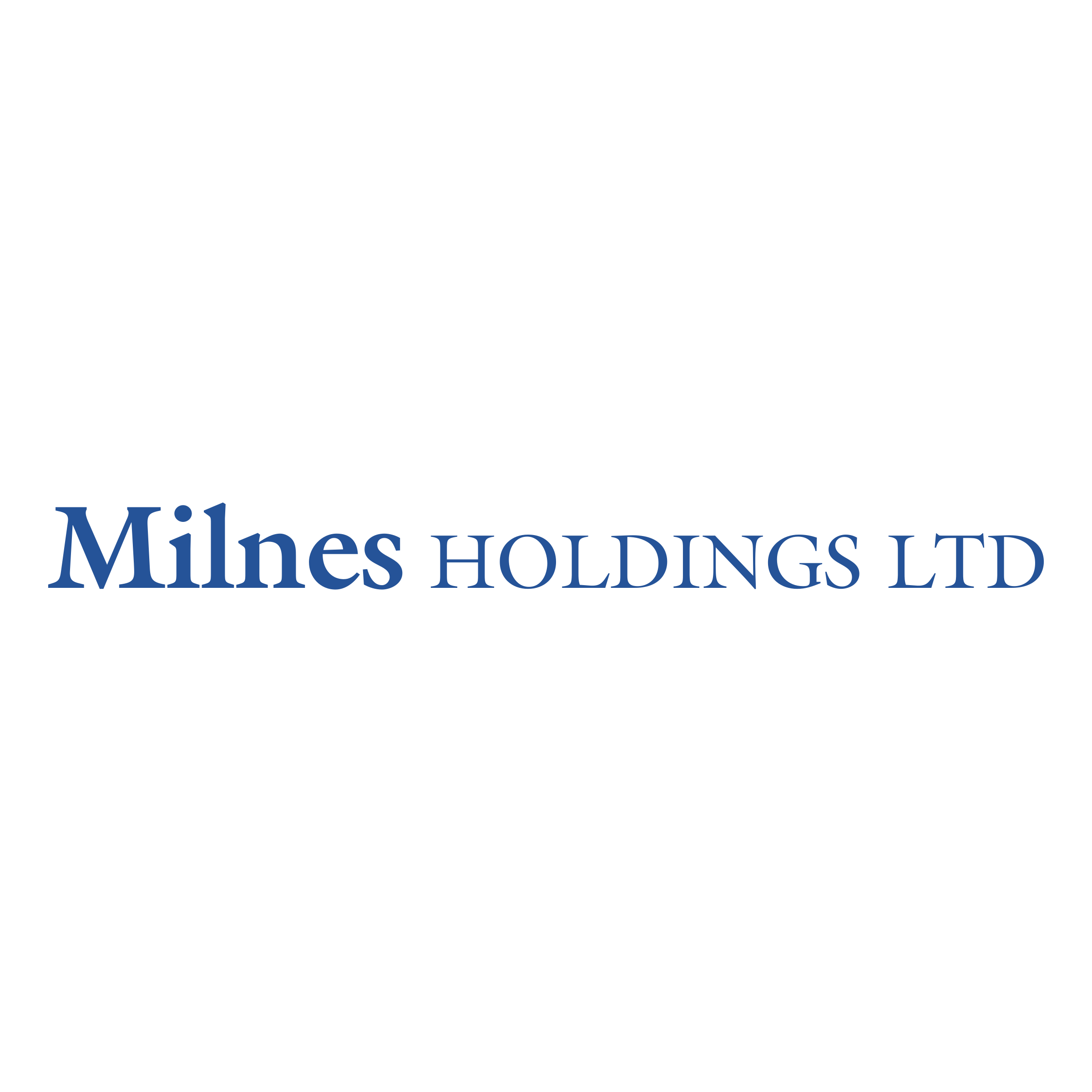 Milnes Holdings Logo png transparent