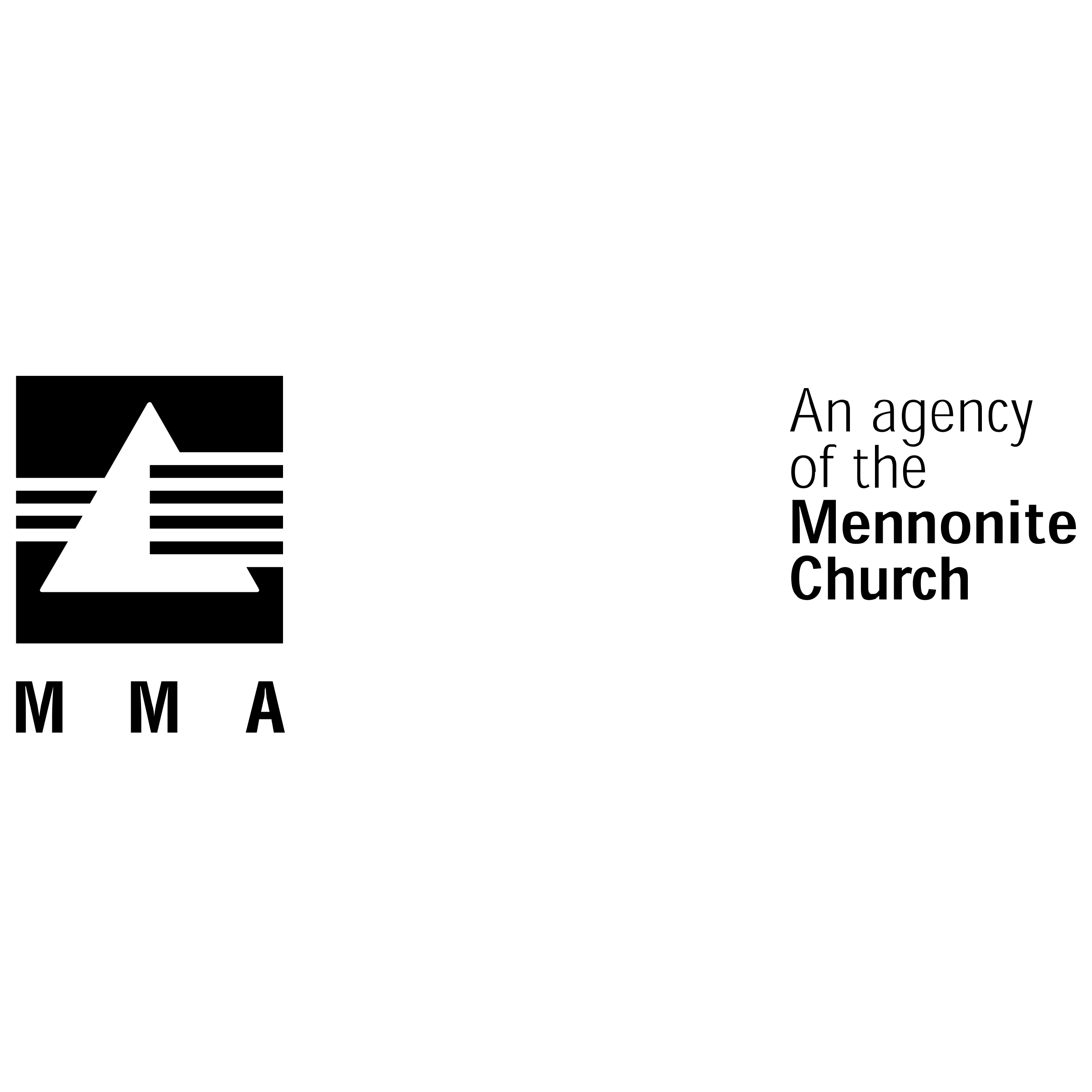 MMA Logo black and white