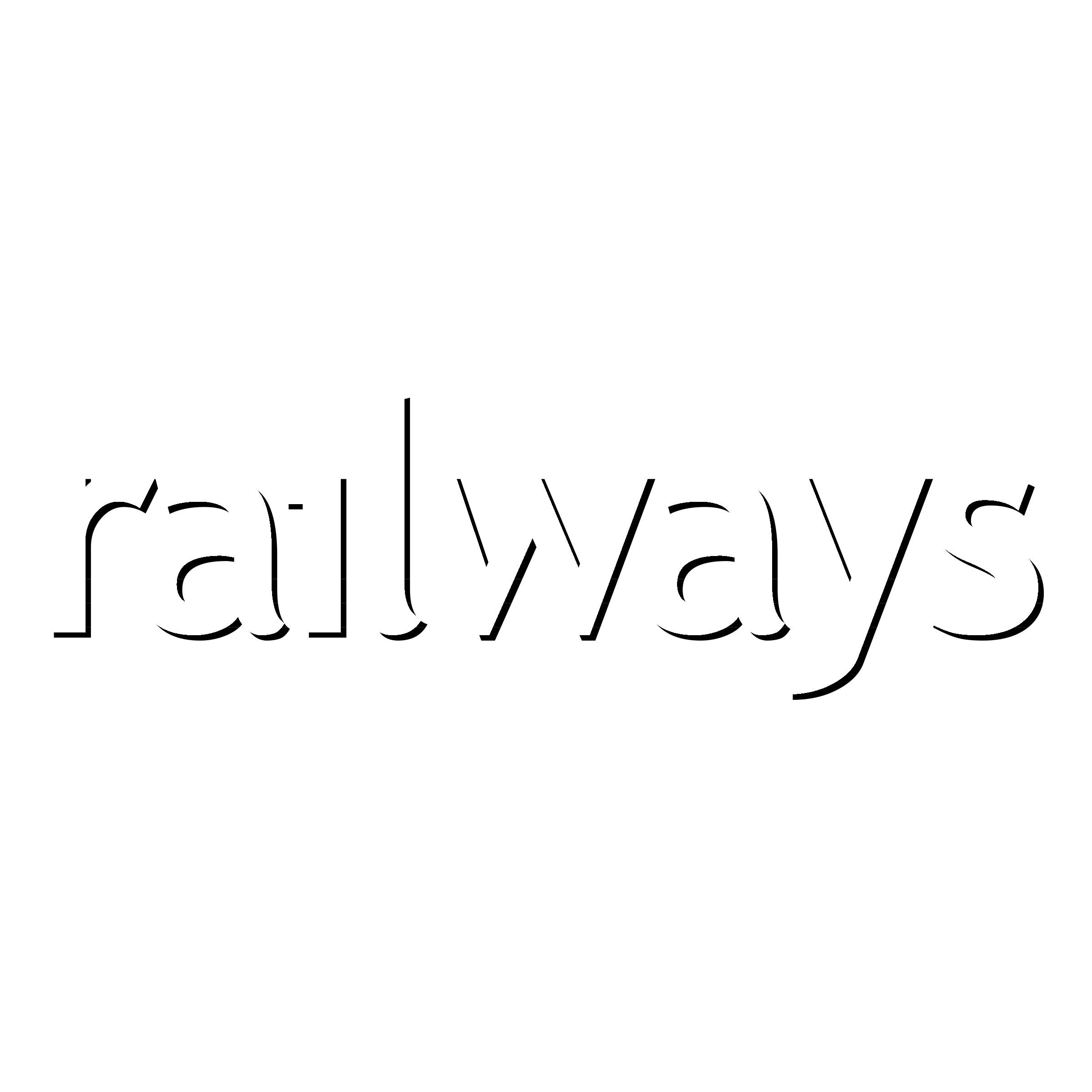 Modern Railways Logo black and white