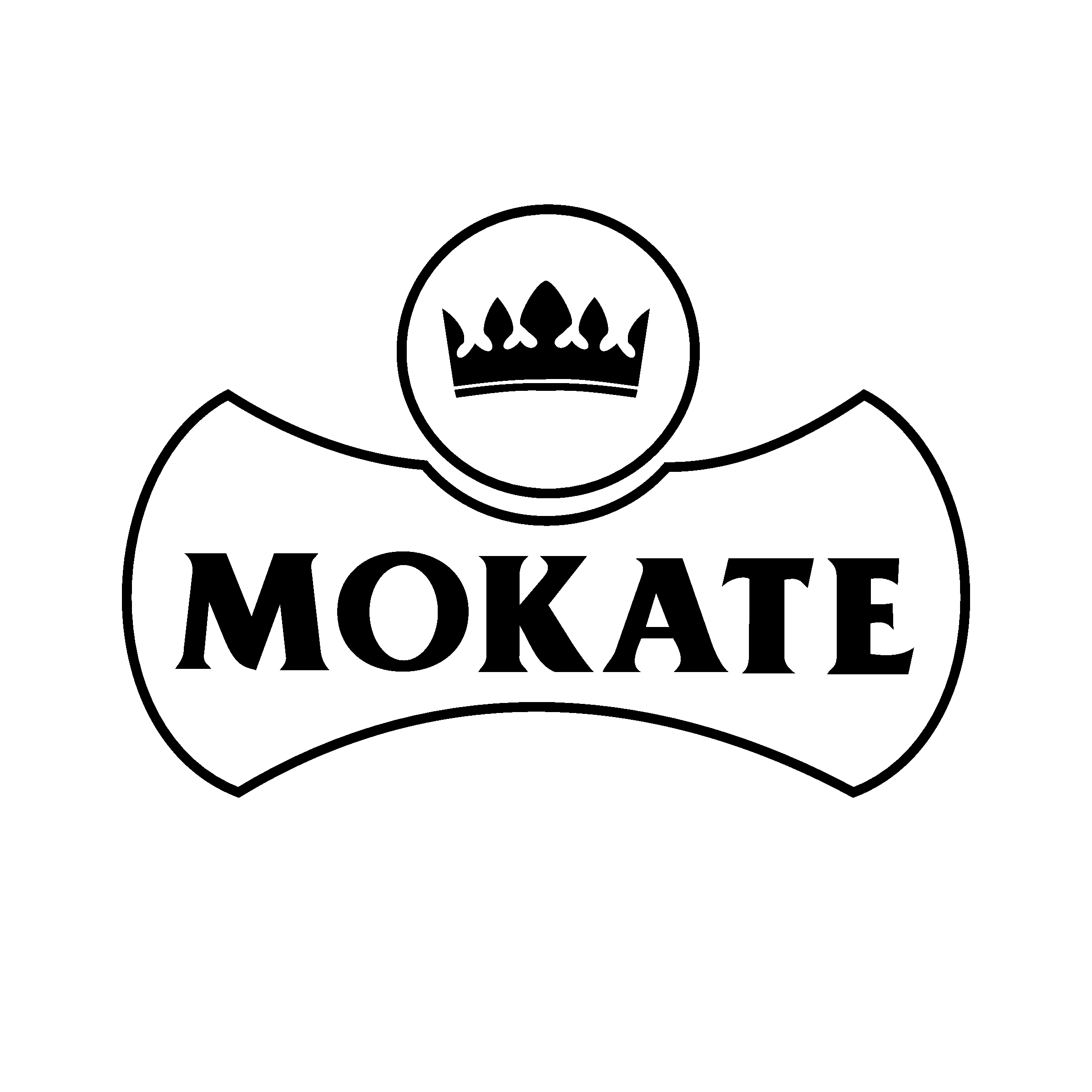 Mokate Logo black and white