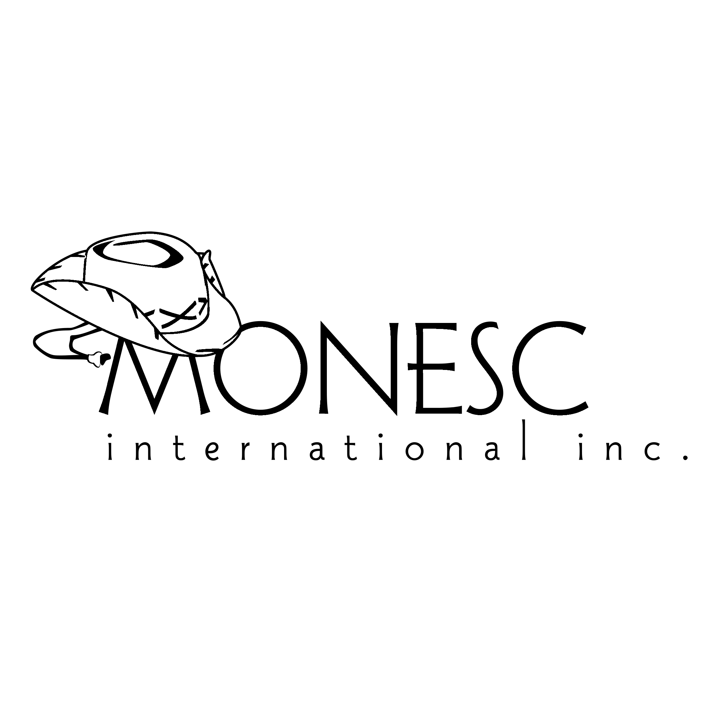Monesco Logo black and white