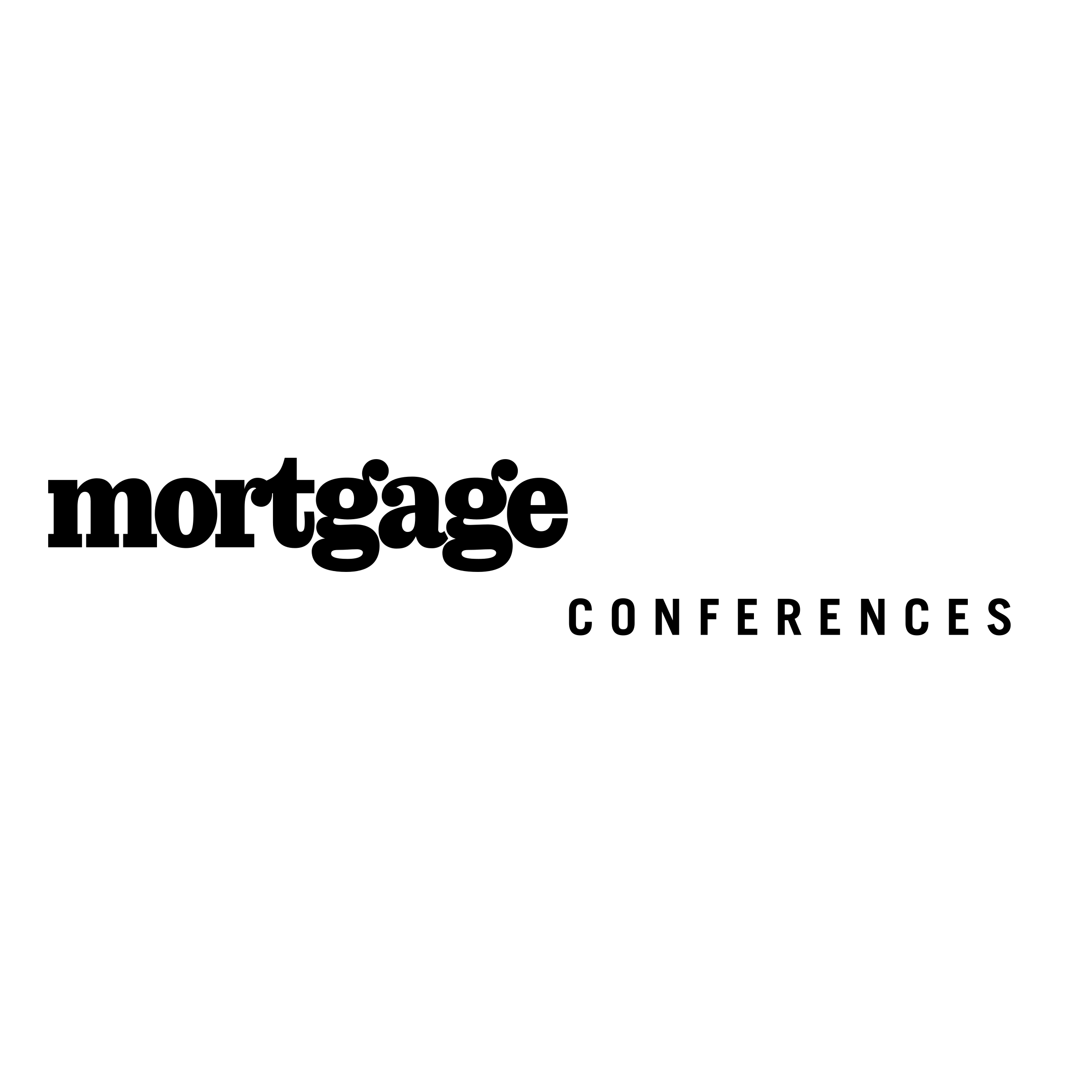 Mortgage Strategy Conferences Logo black and white